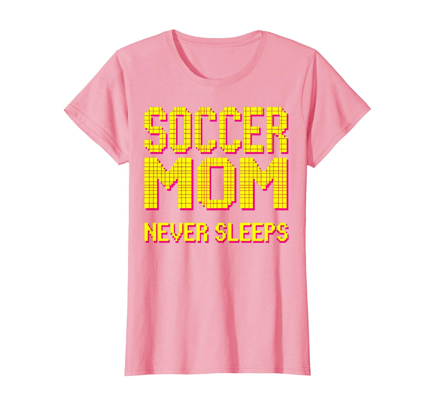 Soccer Mom Never Sleeps Funny Sports T-Shirt - Trendy Graphic Men Women - T-Shirt, Sweatshirt, Hoodie