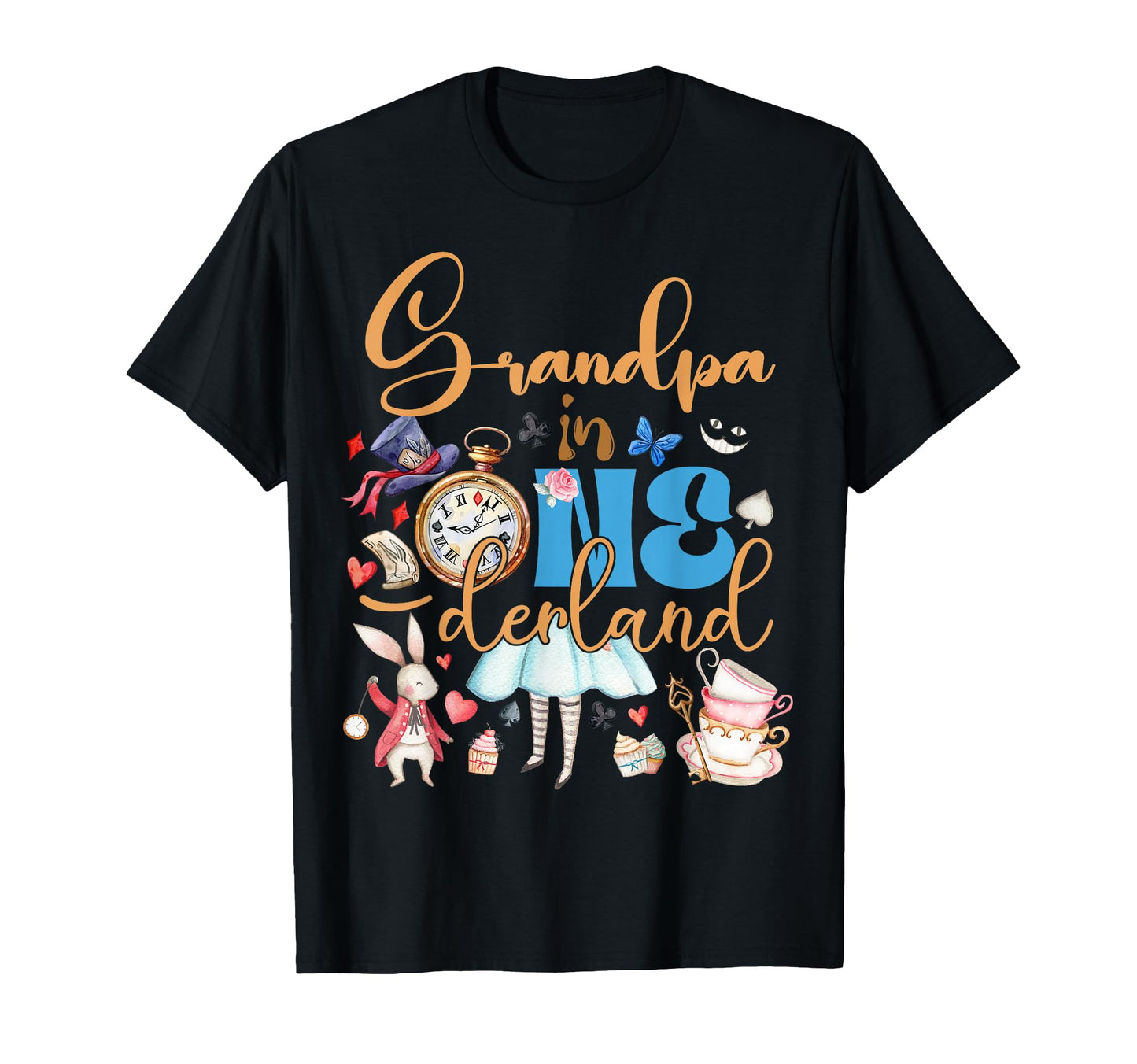 Alice Grandpa Onederland T-Shirt - Casual Everyday Wear for Adults - T-Shirt, Sweatshirt, Hoodie