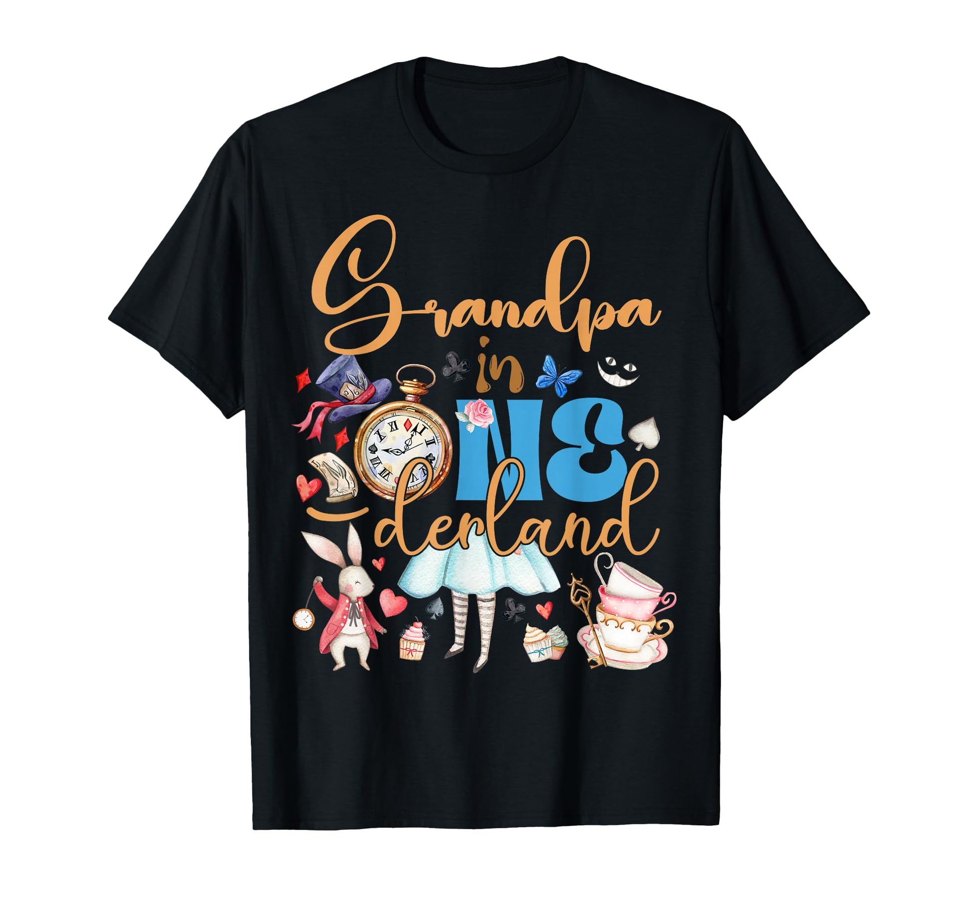 Alice Grandpa Onederland T-Shirt - Casual Everyday Wear for Adults - T-Shirt, Sweatshirt, Hoodie