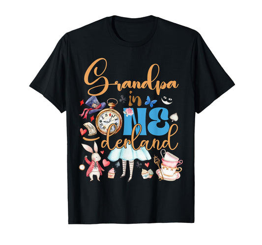 Alice Grandpa Onederland T-Shirt - Casual Everyday Wear for Adults - T-Shirt, Sweatshirt, Hoodie