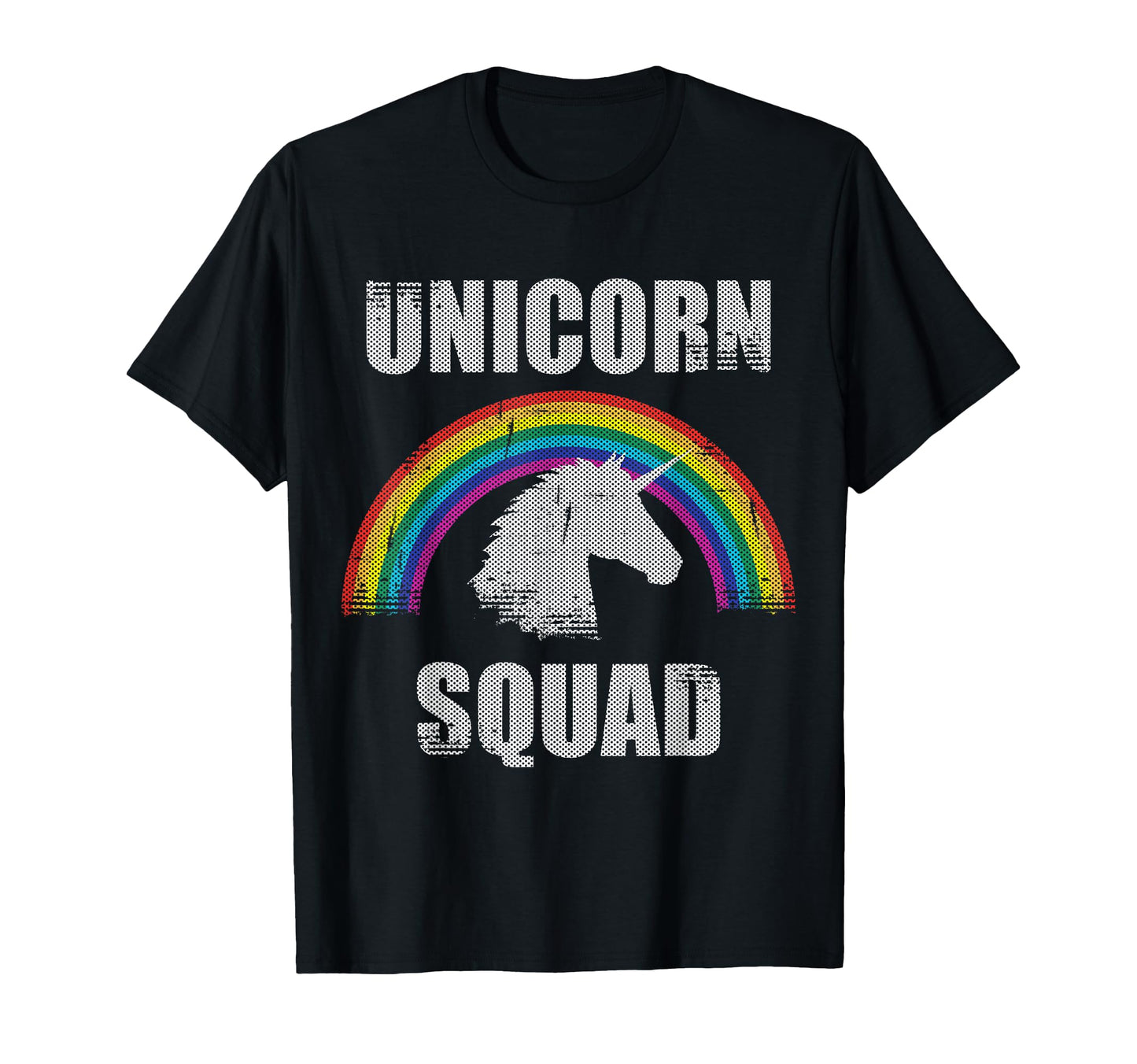 Unicorn Squad Rainbow Unicorn Gift T-Shirt - Graphic Print Unisex - T-Shirt, Sweatshirt, Hoodie