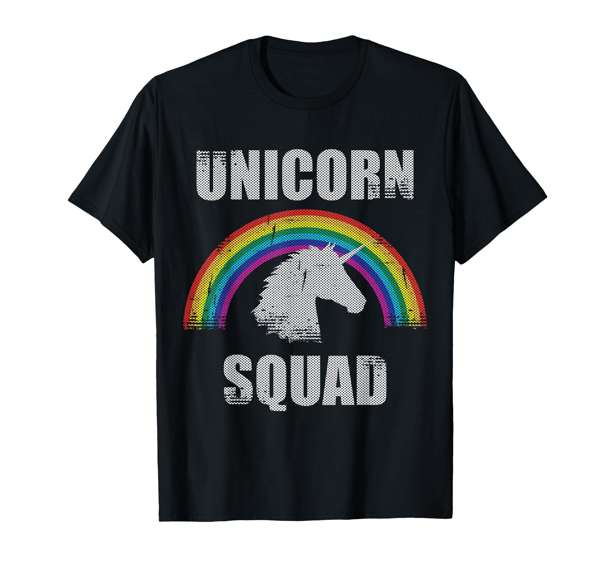 Unicorn Squad Rainbow Unicorn Gift T-Shirt - Graphic Print Unisex - T-Shirt, Sweatshirt, Hoodie
