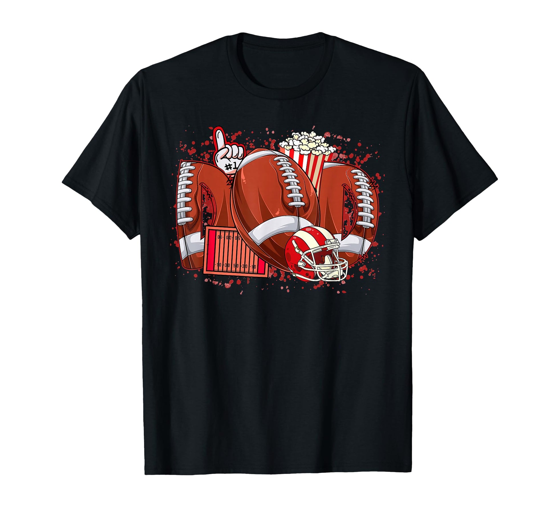Football Dad Football Lovers Funny T-Shirt - Novelty Apparel Unisex - T-Shirt, Sweatshirt, Hoodie