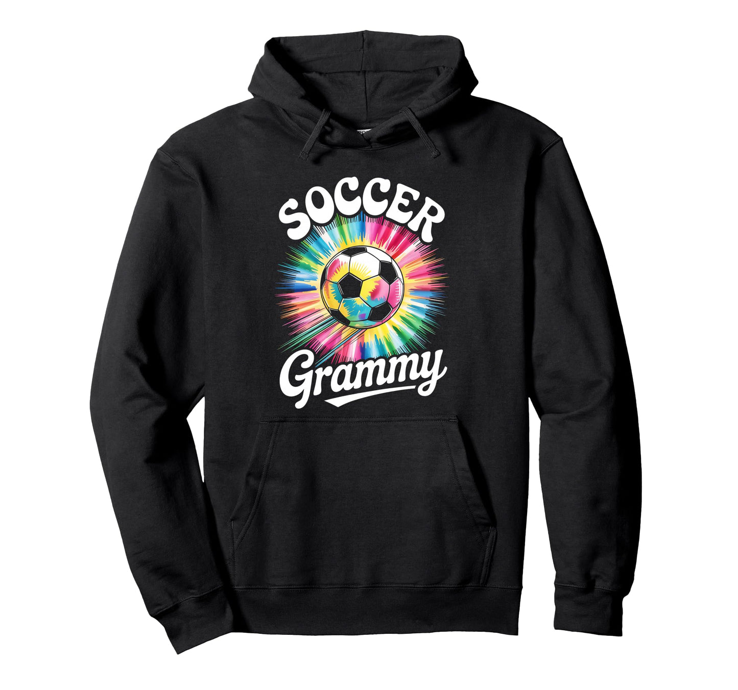Soccer Grammy Grandma Tie Dye Hoodie - Aesthetic Graphic Unisex - T-Shirt, Sweatshirt, Hoodie