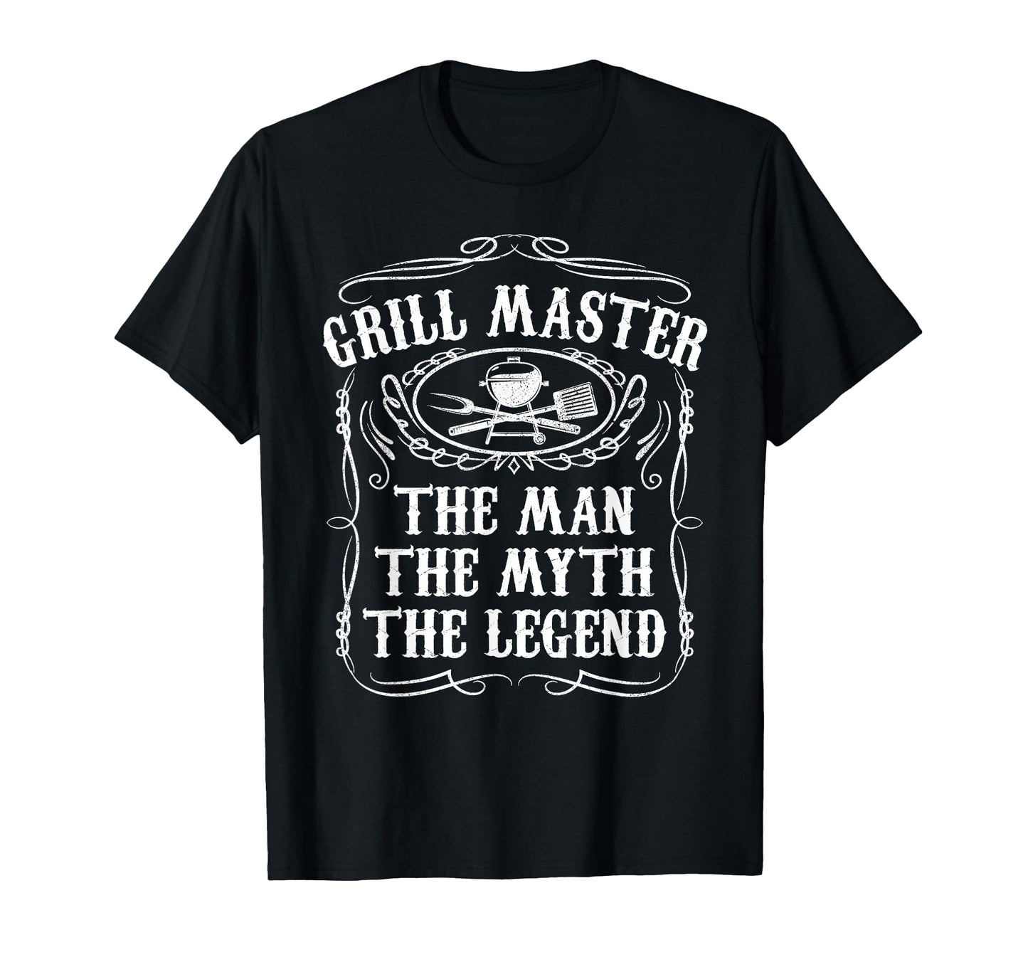 Grill Master Myth Legend Funny Bbq T-Shirt - Unique Graphic Men Women - T-Shirt, Sweatshirt, Hoodie