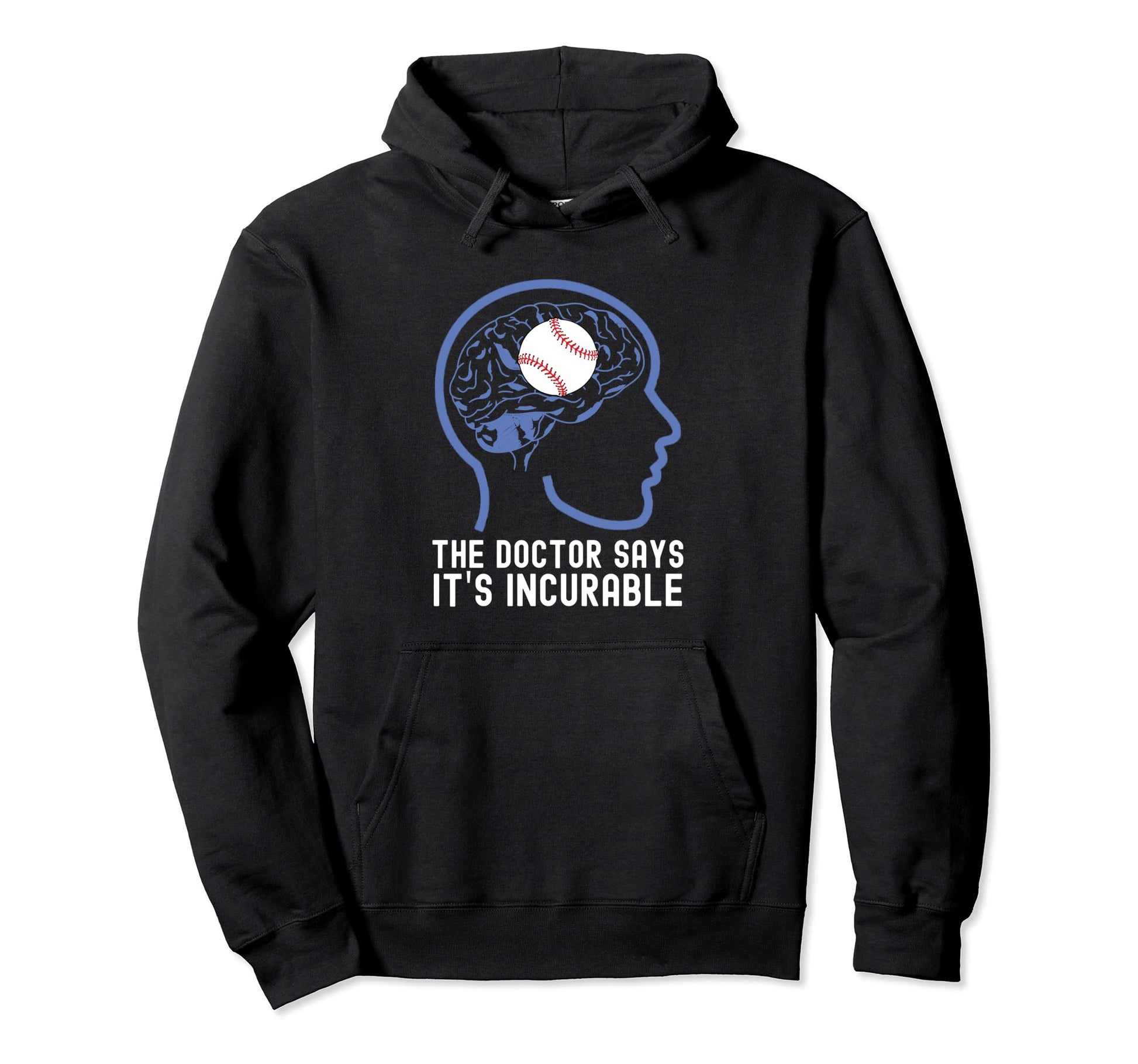 Funny Baseball Lover Dad Gag Hoodie - Aesthetic Graphic Men Women - T-Shirt, Sweatshirt, Hoodie