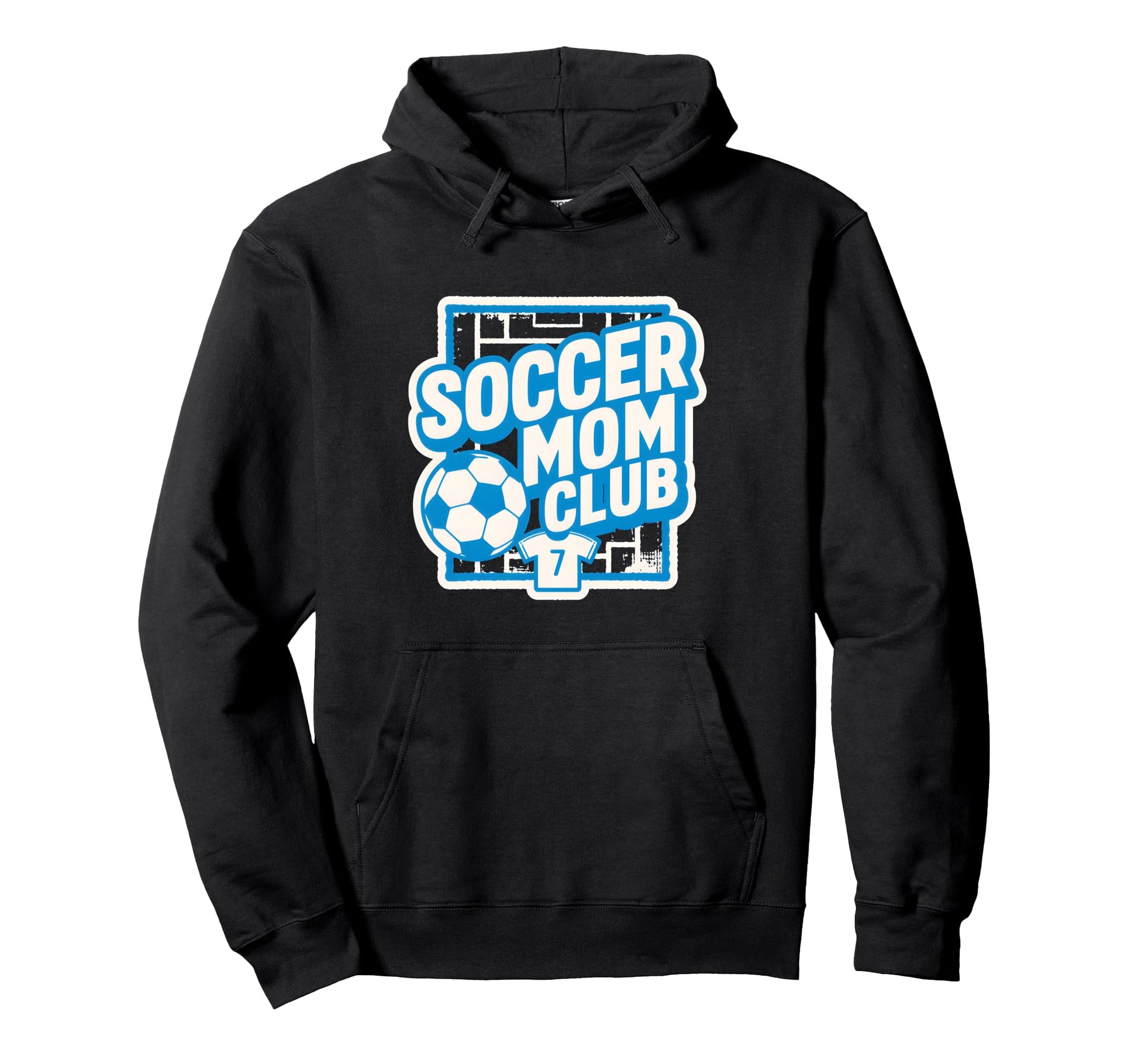 Soccer Mom Club Sideline Pride Hoodie - Fun Novelty Design Men Women - T-Shirt, Sweatshirt, Hoodie