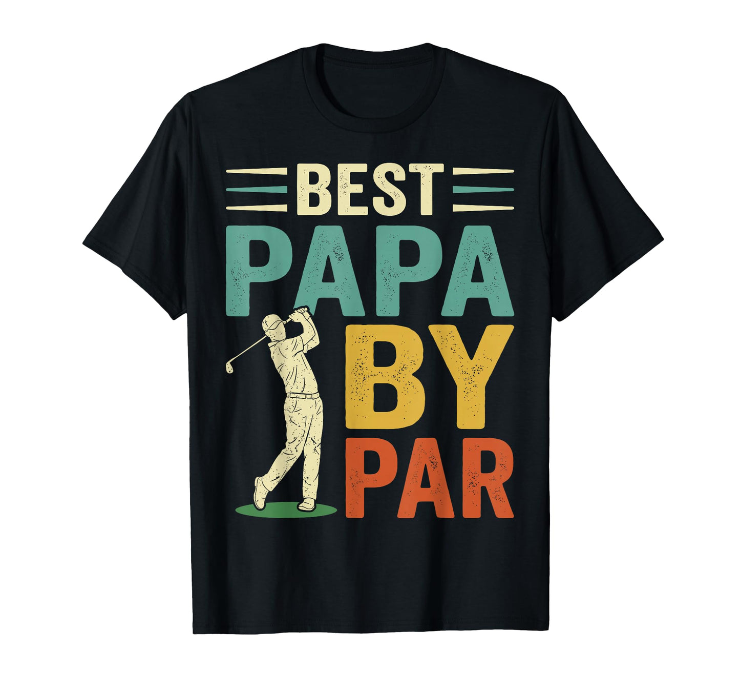 Best Papa Par Golf Player Dad T-Shirt - Fun Novelty Design for Adults - T-Shirt, Sweatshirt, Hoodie
