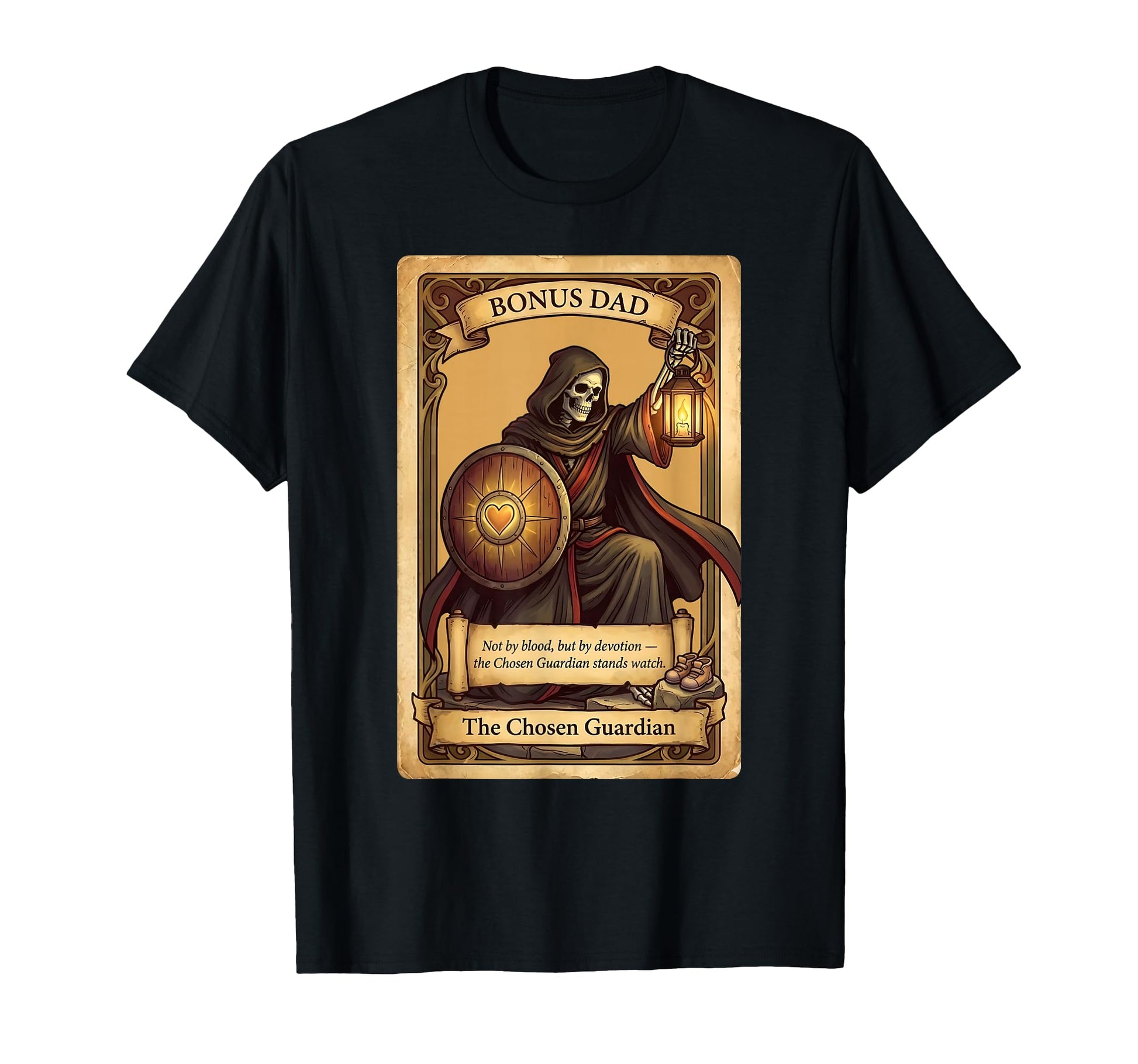 Bonus Dad Chosen Guardian Fathers Day T-Shirt - Unique Graphic Men Women - T-Shirt, Sweatshirt, Hoodie