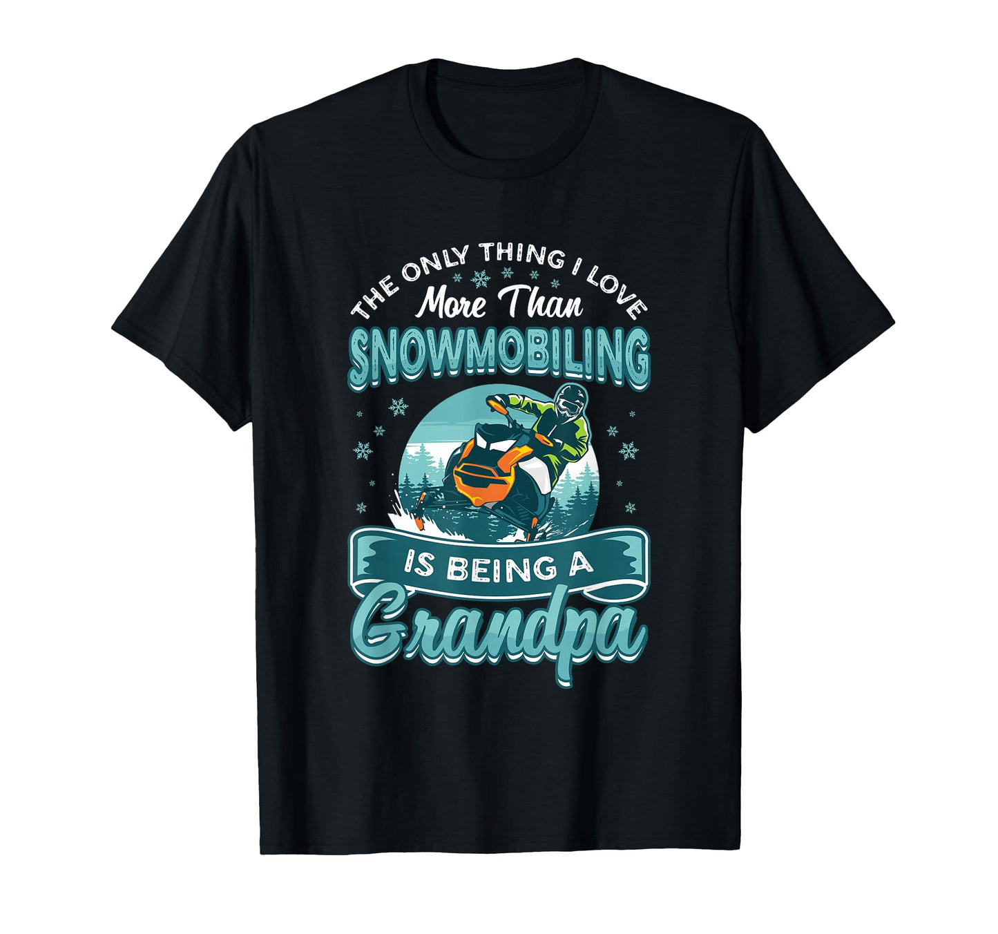 Snowmobiling Grandpa Snowmobile T-Shirt - Unique Graphic Unisex - T-Shirt, Sweatshirt, Hoodie