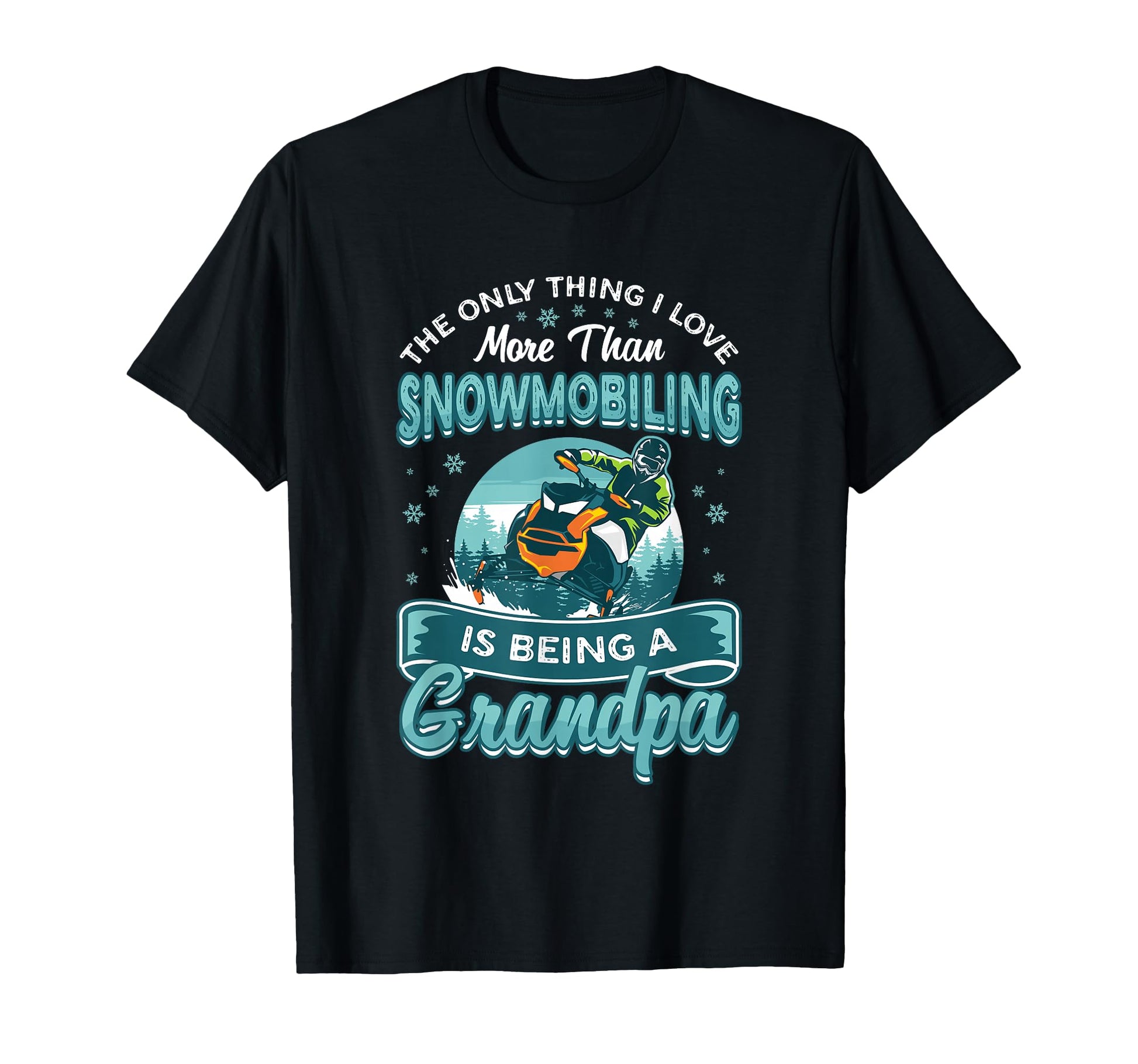 Snowmobiling Grandpa Snowmobile T-Shirt - Unique Graphic Unisex - T-Shirt, Sweatshirt, Hoodie