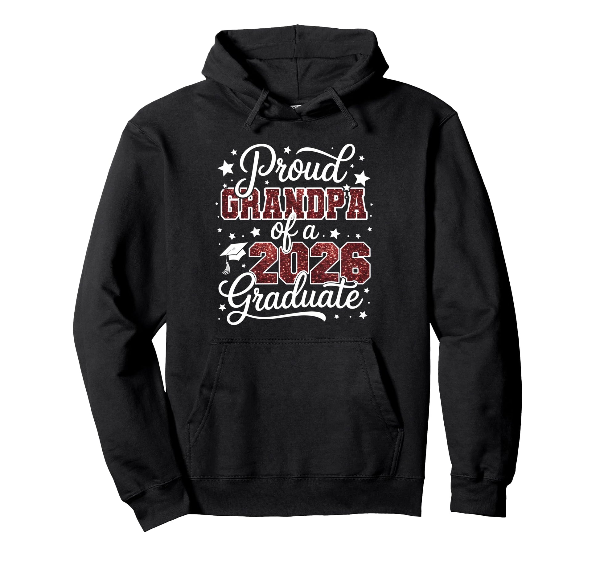 Proud Grandpa Class 2026 Graduate Senior Hoodie - Trendy Graphic Unisex - T-Shirt, Sweatshirt, Hoodie