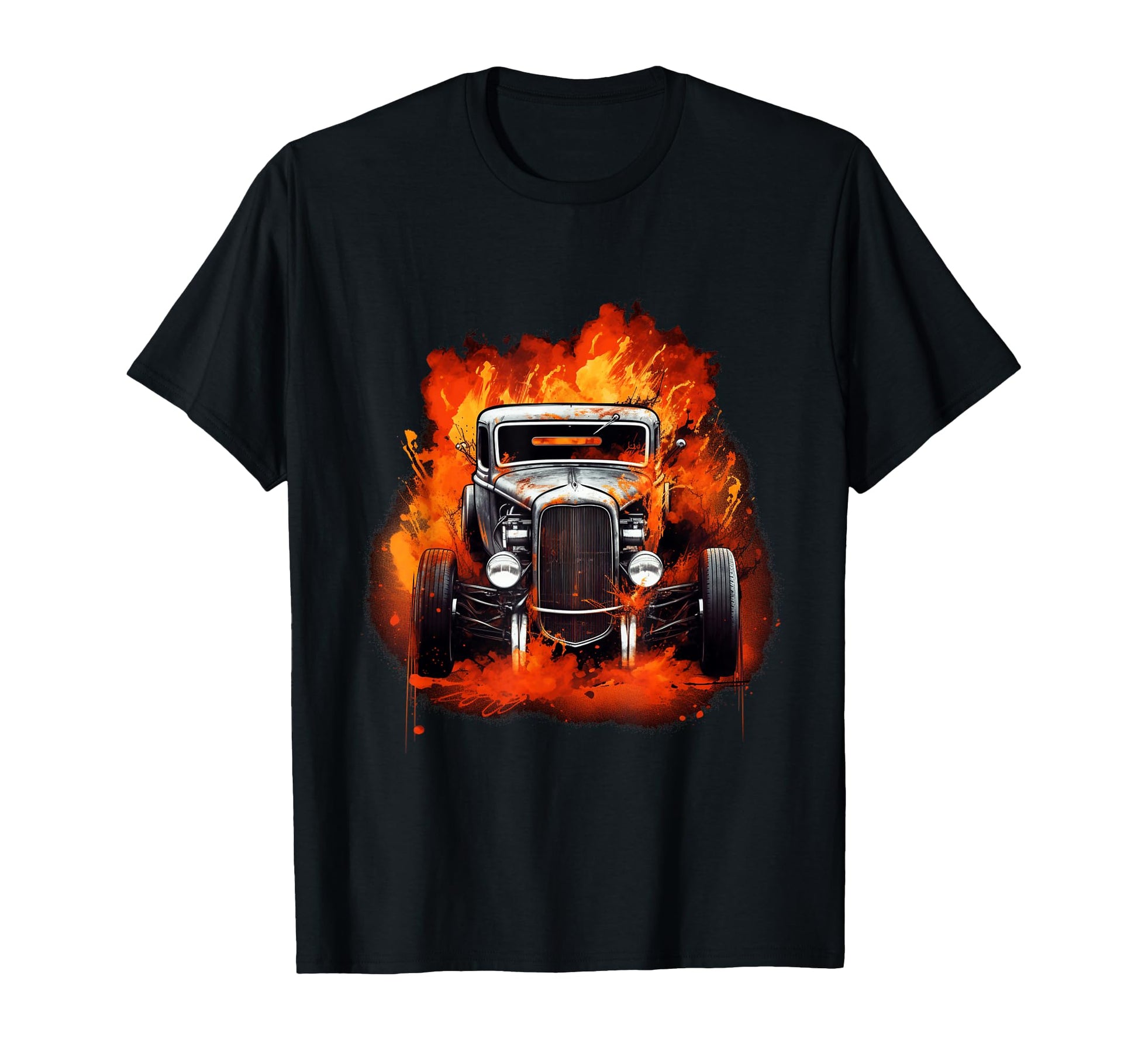 Hot Rod Rat Rod Car T-Shirt - Aesthetic Graphic Men Women - T-Shirt, Sweatshirt, Hoodie