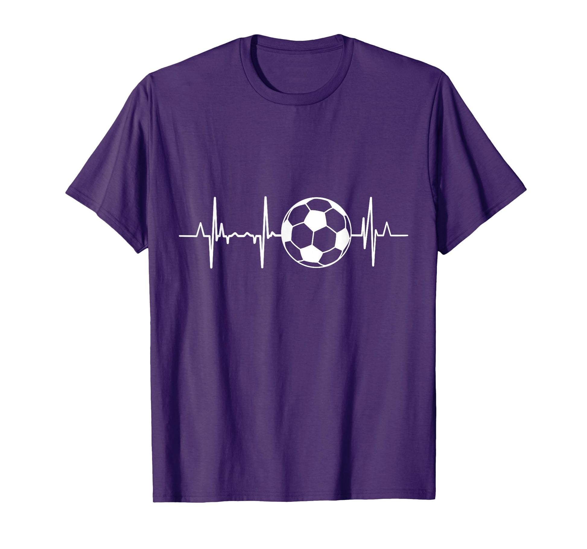 Soccer Heartbeat T-Shirt - Novelty Apparel for Adults - T-Shirt, Sweatshirt, Hoodie