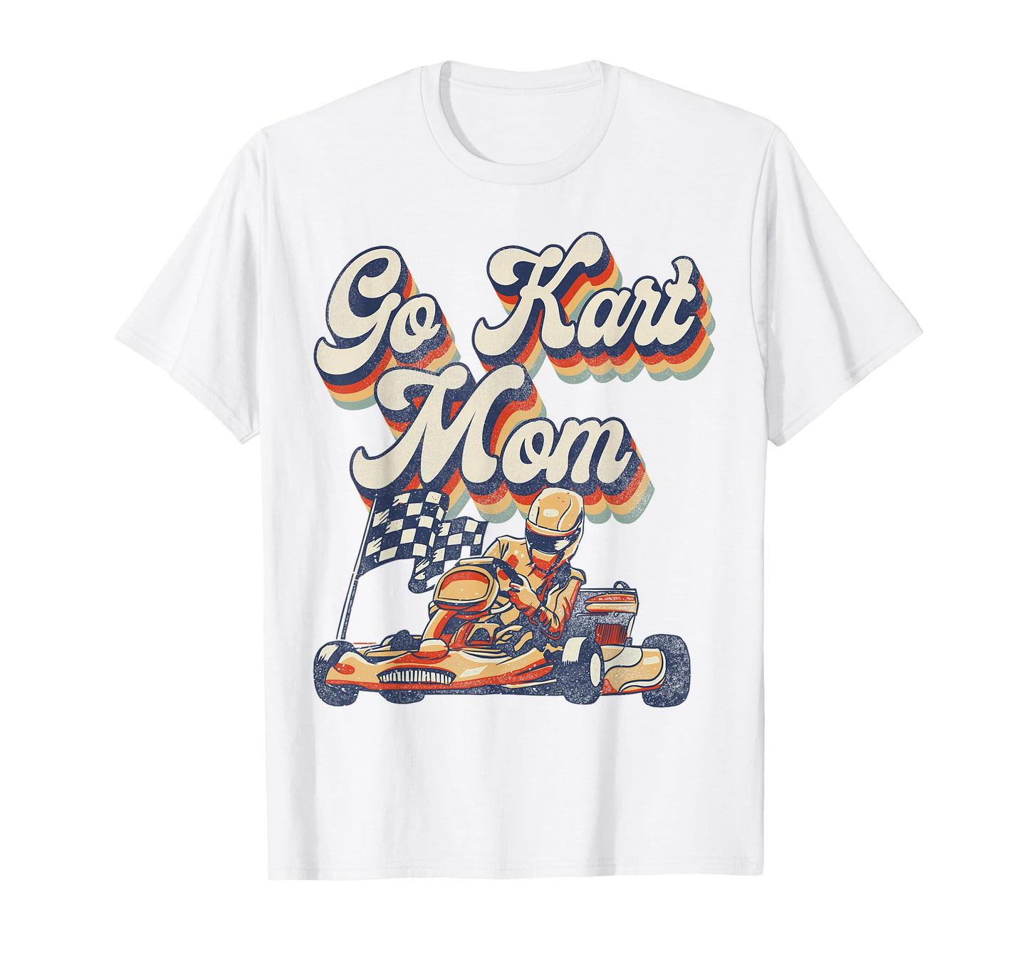 Go Kart Racing Mom Go Kart Dad T-Shirt - Minimalist Print Men Women - T-Shirt, Sweatshirt, Hoodie