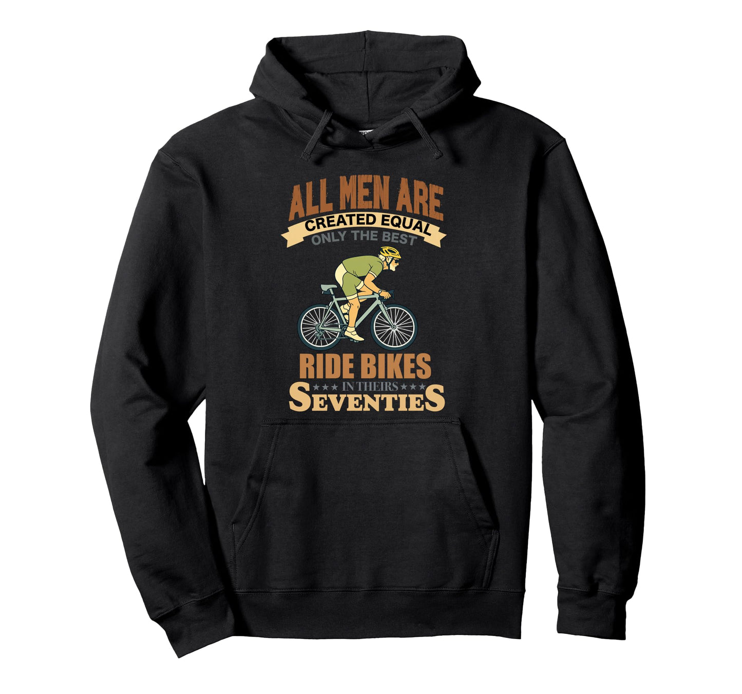 All Are Created Equal Biking Cyclist Hoodie - Novelty Apparel Unisex - T-Shirt, Sweatshirt, Hoodie