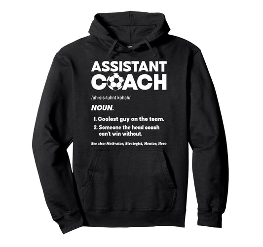 Assistant Head Coach Asst Coach Hoodie - Aesthetic Graphic Unisex - T-Shirt, Sweatshirt, Hoodie
