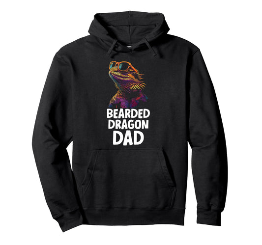 Bartdrache Papa Funny Reptile Hoodie - Streetwear Style Men Women - T-Shirt, Sweatshirt, Hoodie