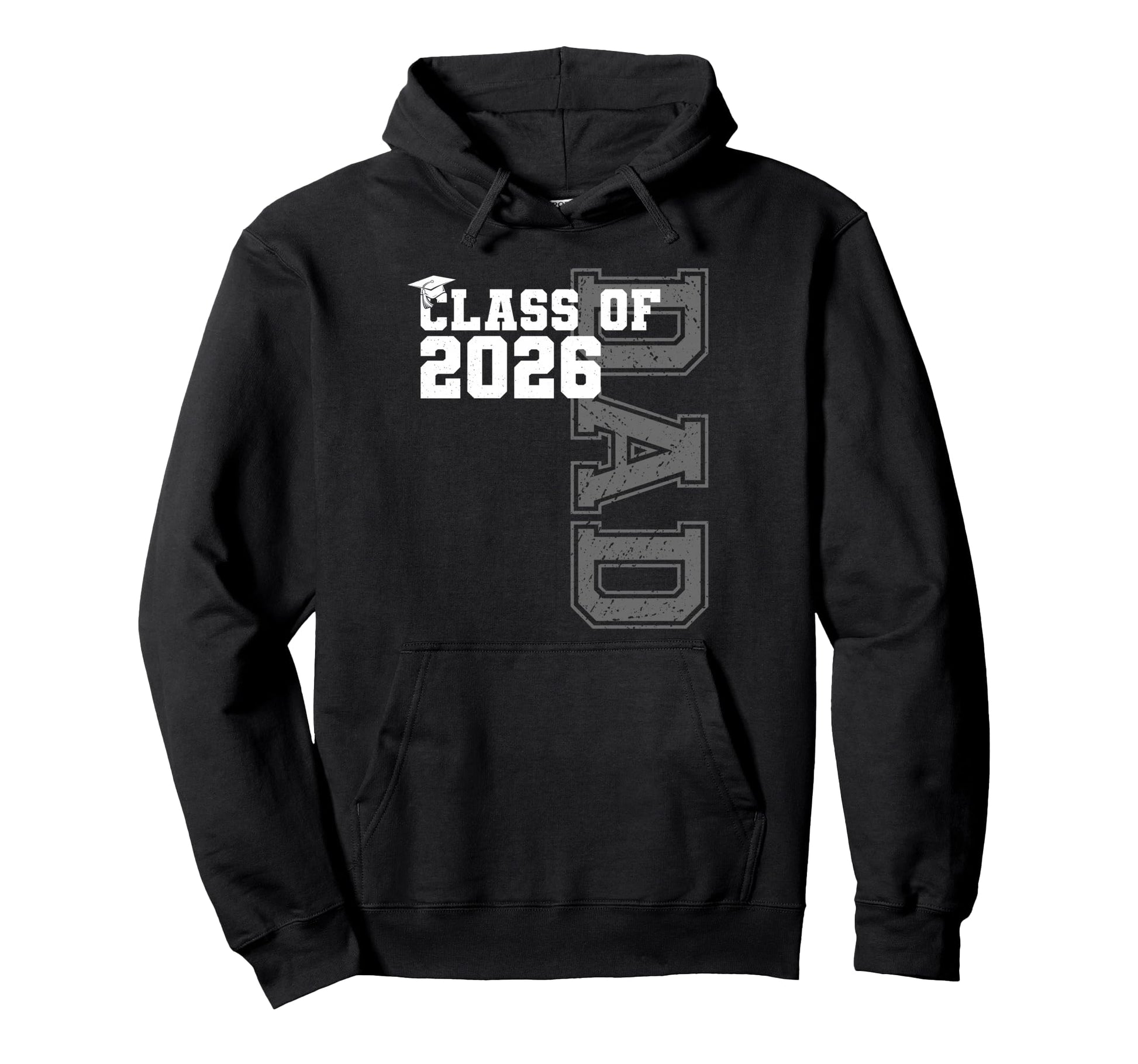 Class 2026 Proud Dad 2026 Graduate Senior Hoodie - Trendy Graphic Unisex - T-Shirt, Sweatshirt, Hoodie