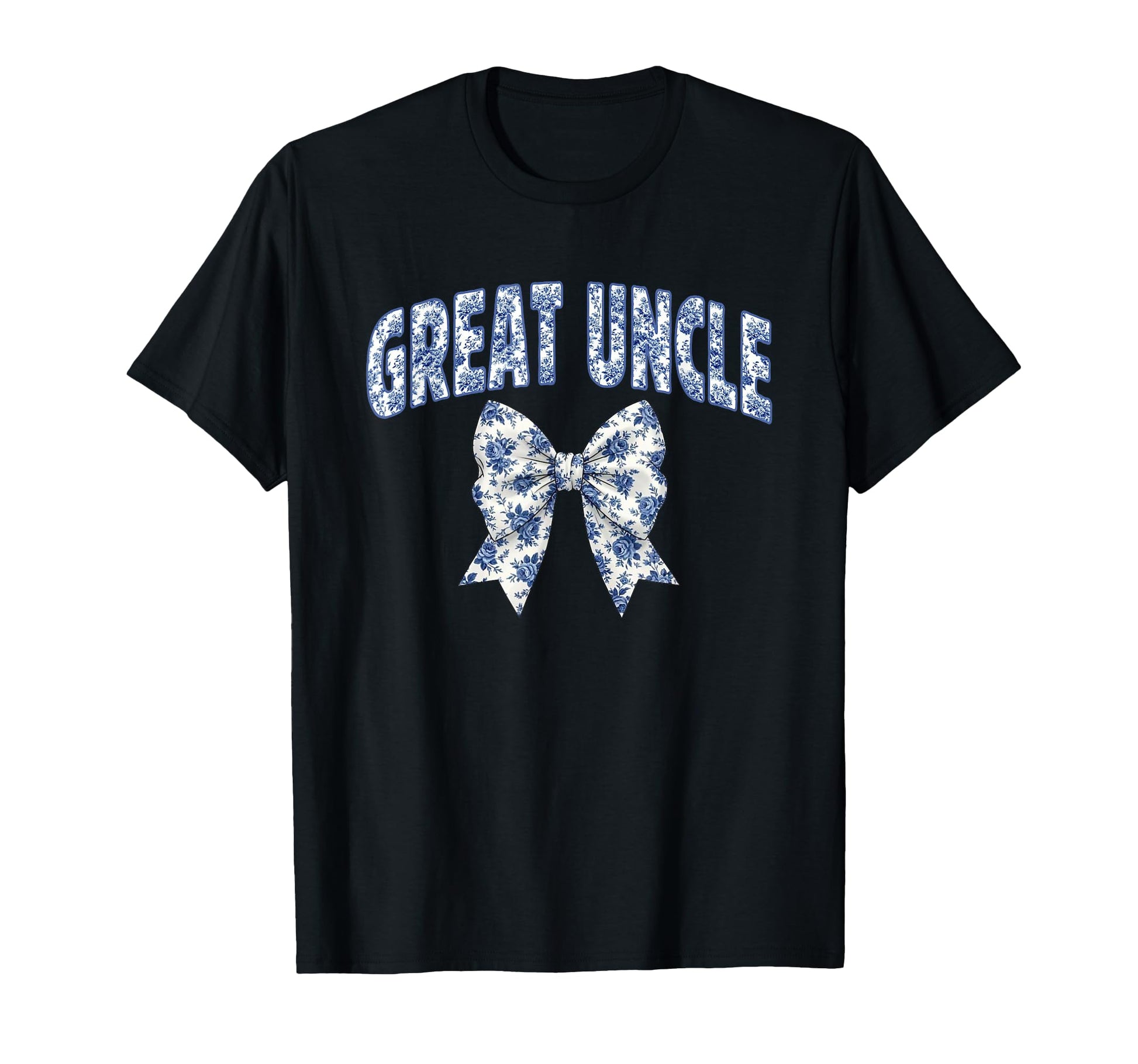 Great Uncle Coquette Toile Blue T-Shirt - Casual Everyday Wear Men Women - T-Shirt, Sweatshirt, Hoodie