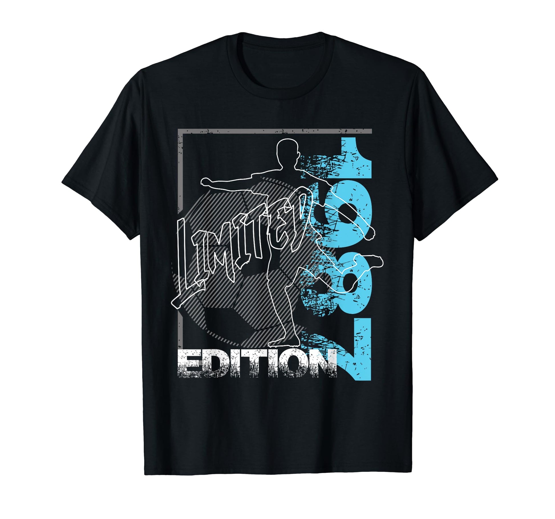 1987 Soccer Birthday 1987 T-Shirt - Minimalist Print for Adults - T-Shirt, Sweatshirt, Hoodie