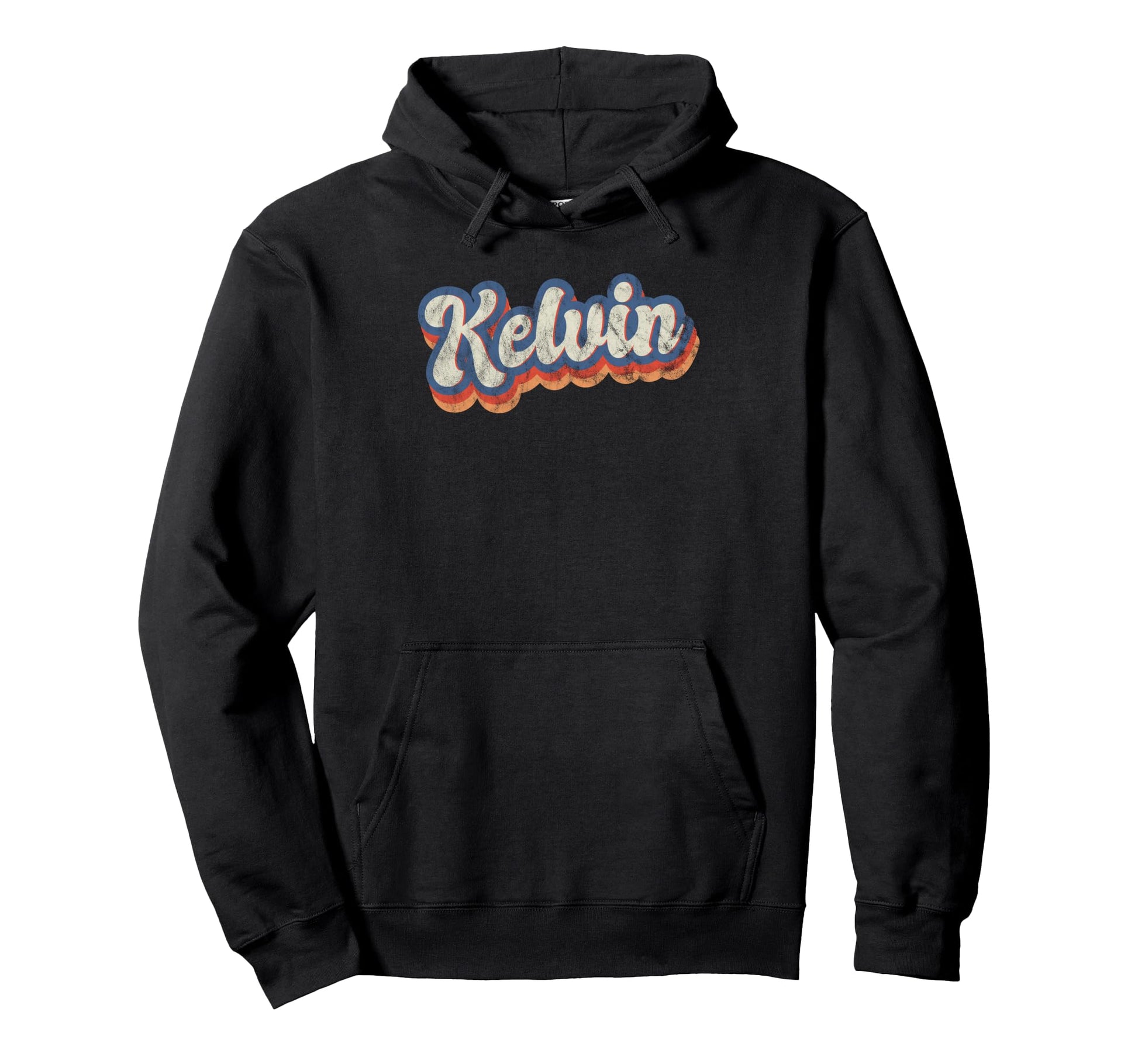 Kelvin Personalized Name Custom Hoodie - Fun Novelty Design Unisex - T-Shirt, Sweatshirt, Hoodie