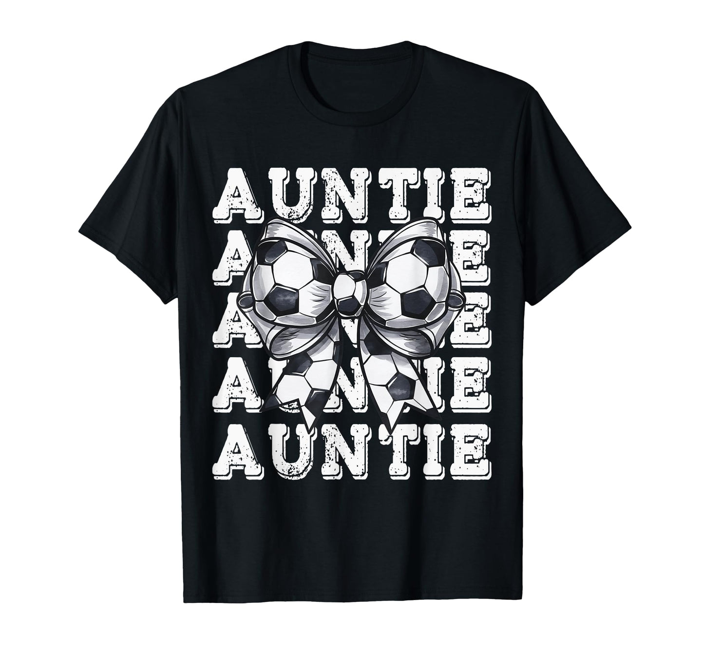 Coquette Soccer Auntie Matching T-Shirt - Fun Novelty Design for Adults - T-Shirt, Sweatshirt, Hoodie
