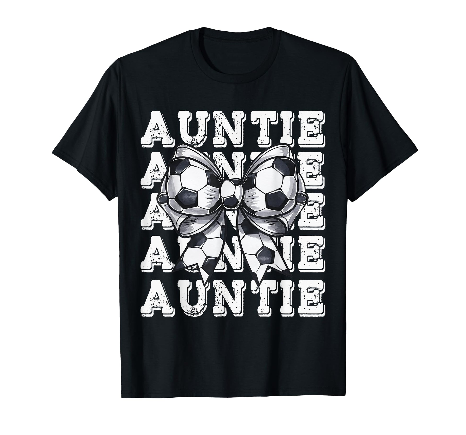 Coquette Soccer Auntie Matching T-Shirt - Fun Novelty Design for Adults - T-Shirt, Sweatshirt, Hoodie
