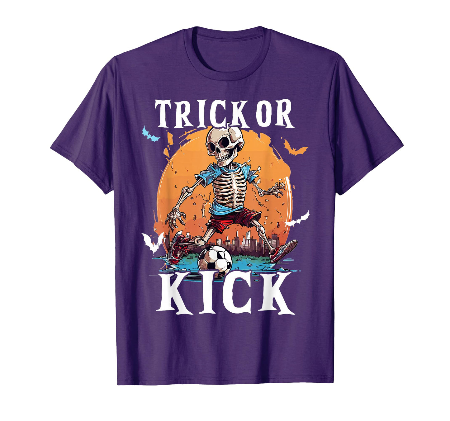 Soccer Skeleton Halloween Soccer Player T-Shirt - Unique Graphic Men Women - T-Shirt, Sweatshirt, Hoodie