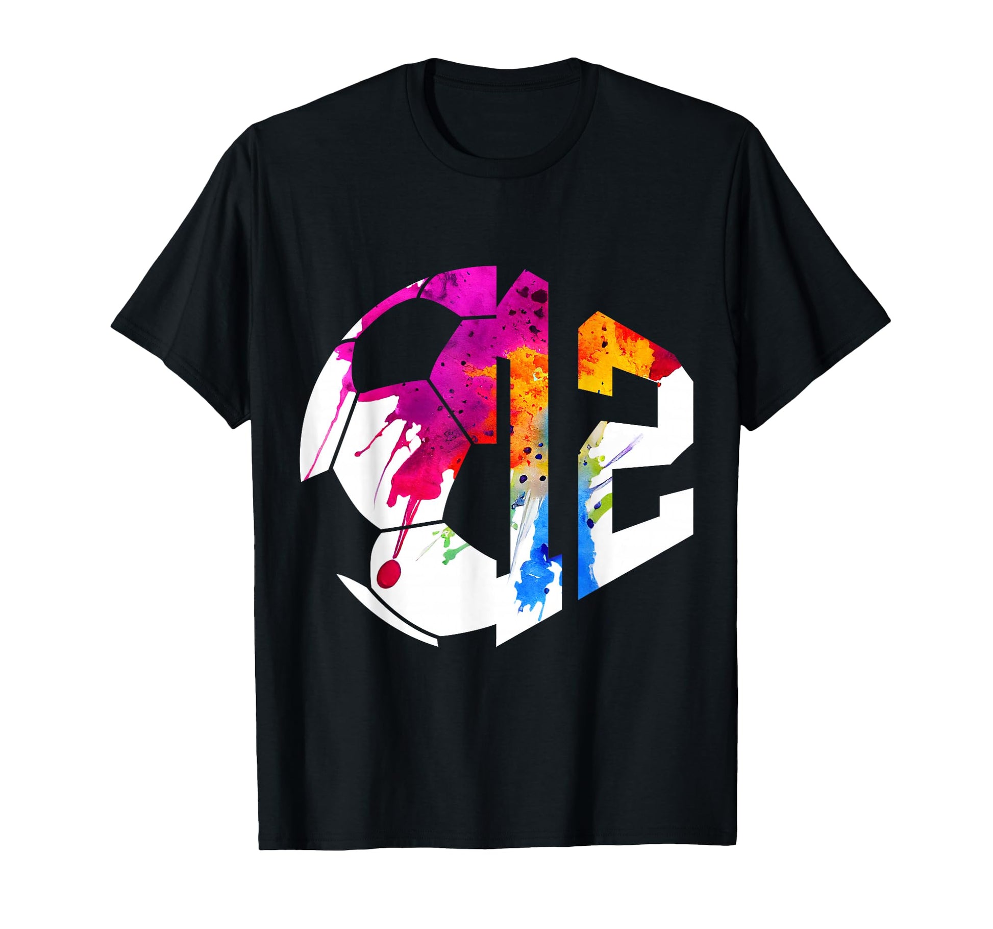 Number 12 Years Soccer 12Th Birthday T-Shirt - Novelty Apparel for Adults - T-Shirt, Sweatshirt, Hoodie