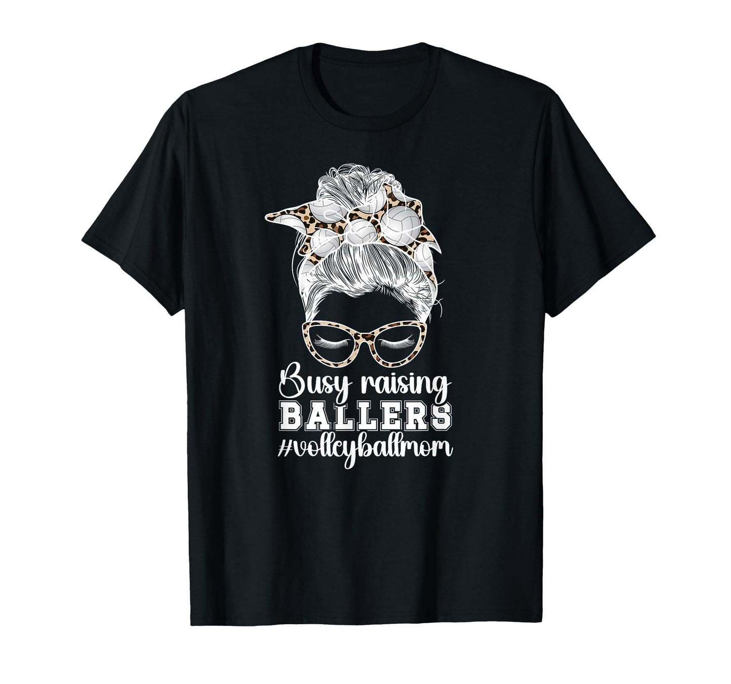 Raising Ballers Volleyball Mom T-Shirt - Fun Novelty Design Unisex - T-Shirt, Sweatshirt, Hoodie