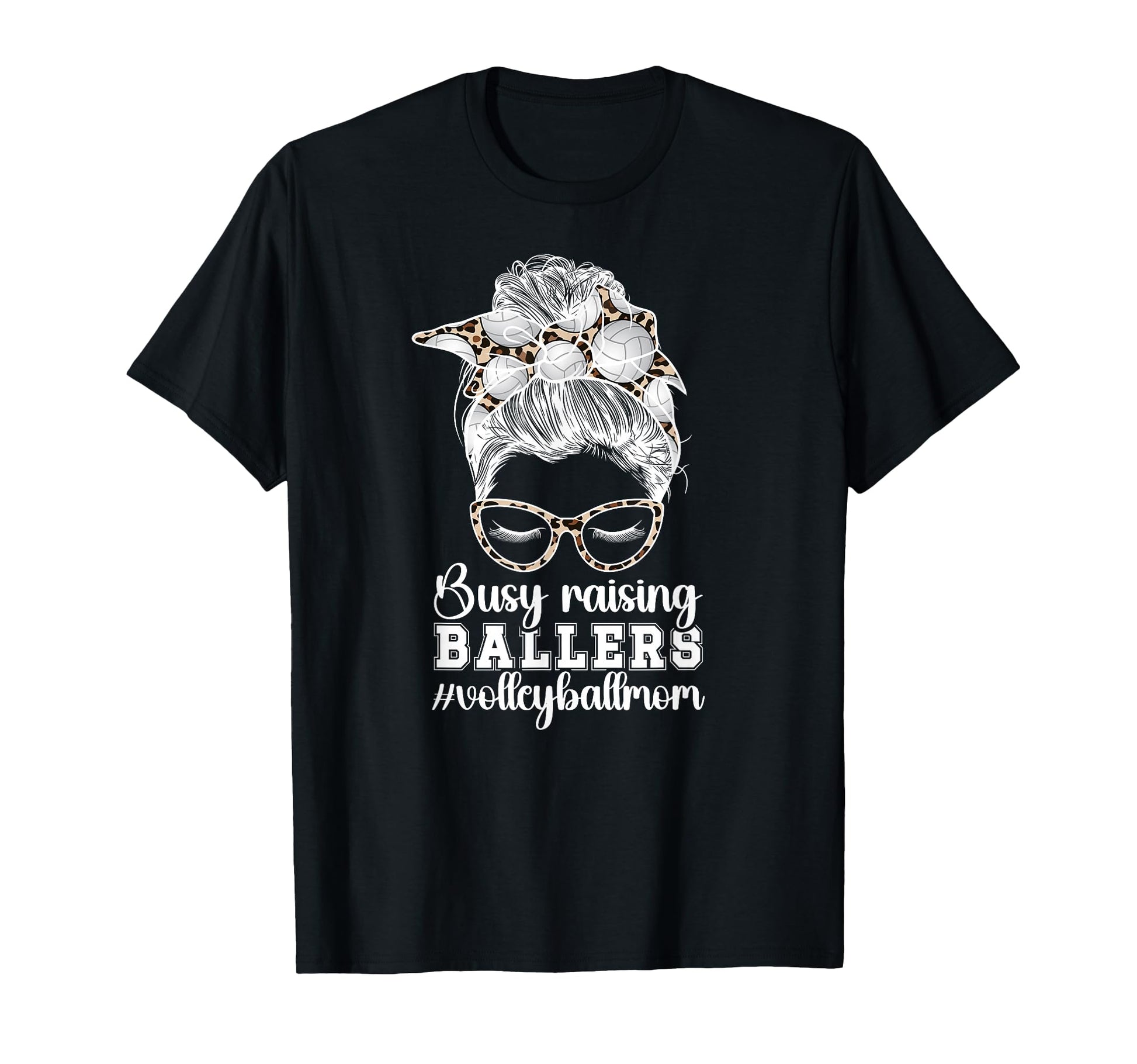 Raising Ballers Volleyball Mom T-Shirt - Fun Novelty Design Unisex - T-Shirt, Sweatshirt, Hoodie