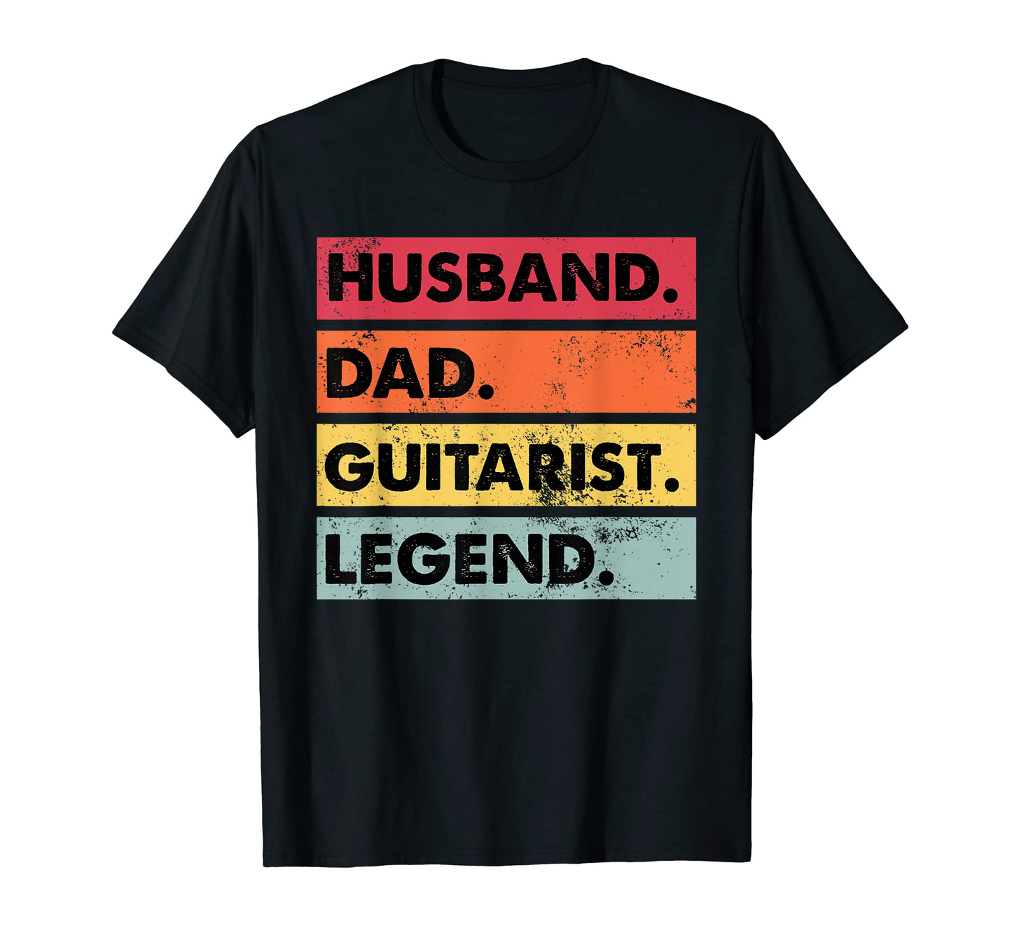 Husband Dad Guitarist Legend Funny T-Shirt - Fun Novelty Design Unisex - T-Shirt, Sweatshirt, Hoodie