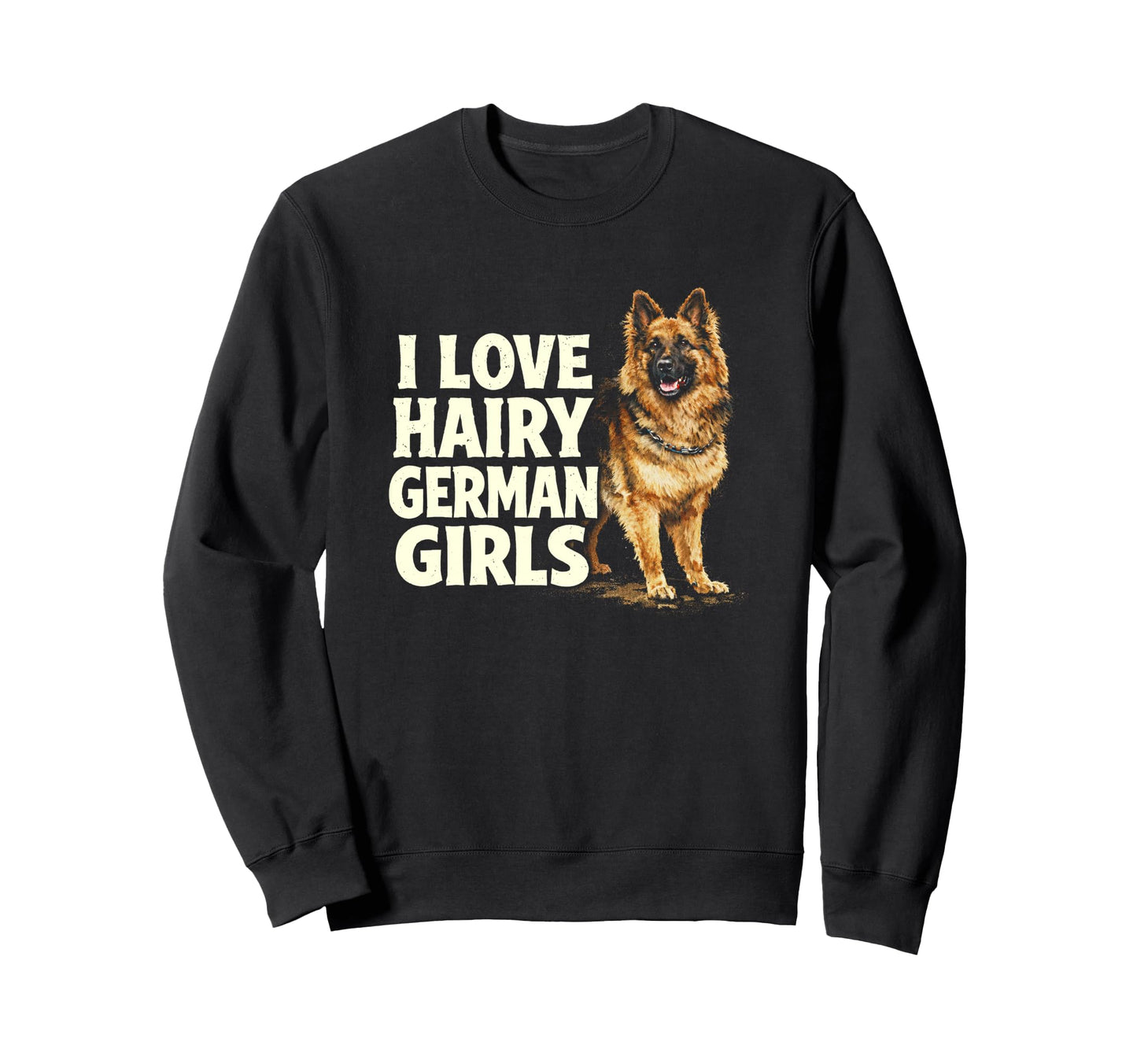 German Shepherd Dad Dog Lover Sweatshirt - Casual Everyday Wear Men Women - T-Shirt, Sweatshirt, Hoodie