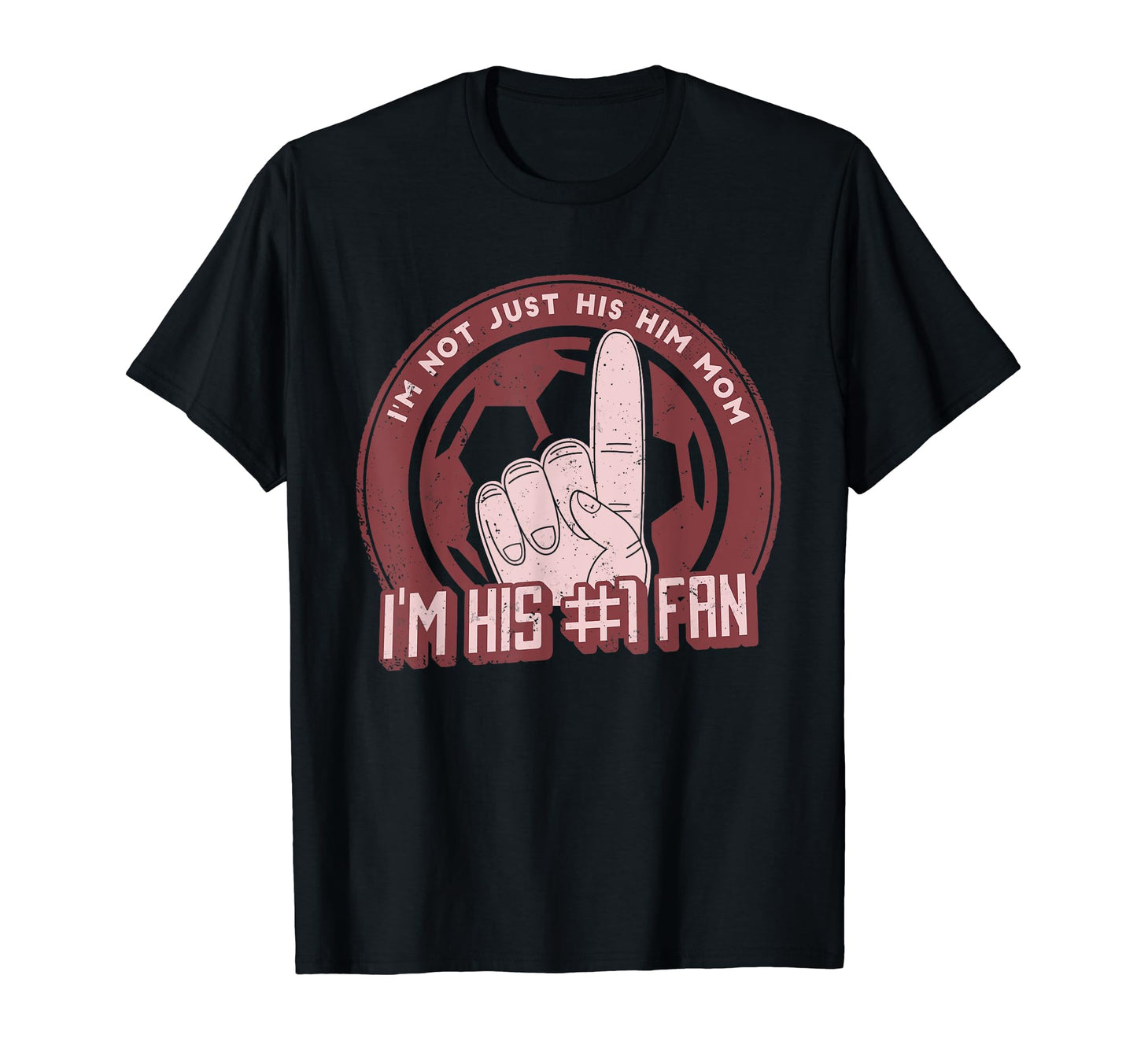 Soccer Team Mom Mother No 1 Fan Soccer T-Shirt - Custom Art Print Unisex - T-Shirt, Sweatshirt, Hoodie