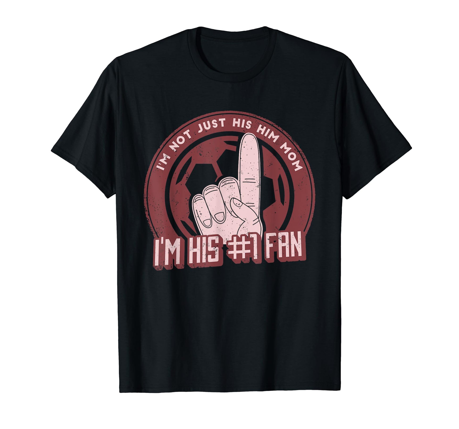 Soccer Team Mom Mother No 1 Fan Soccer T-Shirt - Custom Art Print Unisex - T-Shirt, Sweatshirt, Hoodie