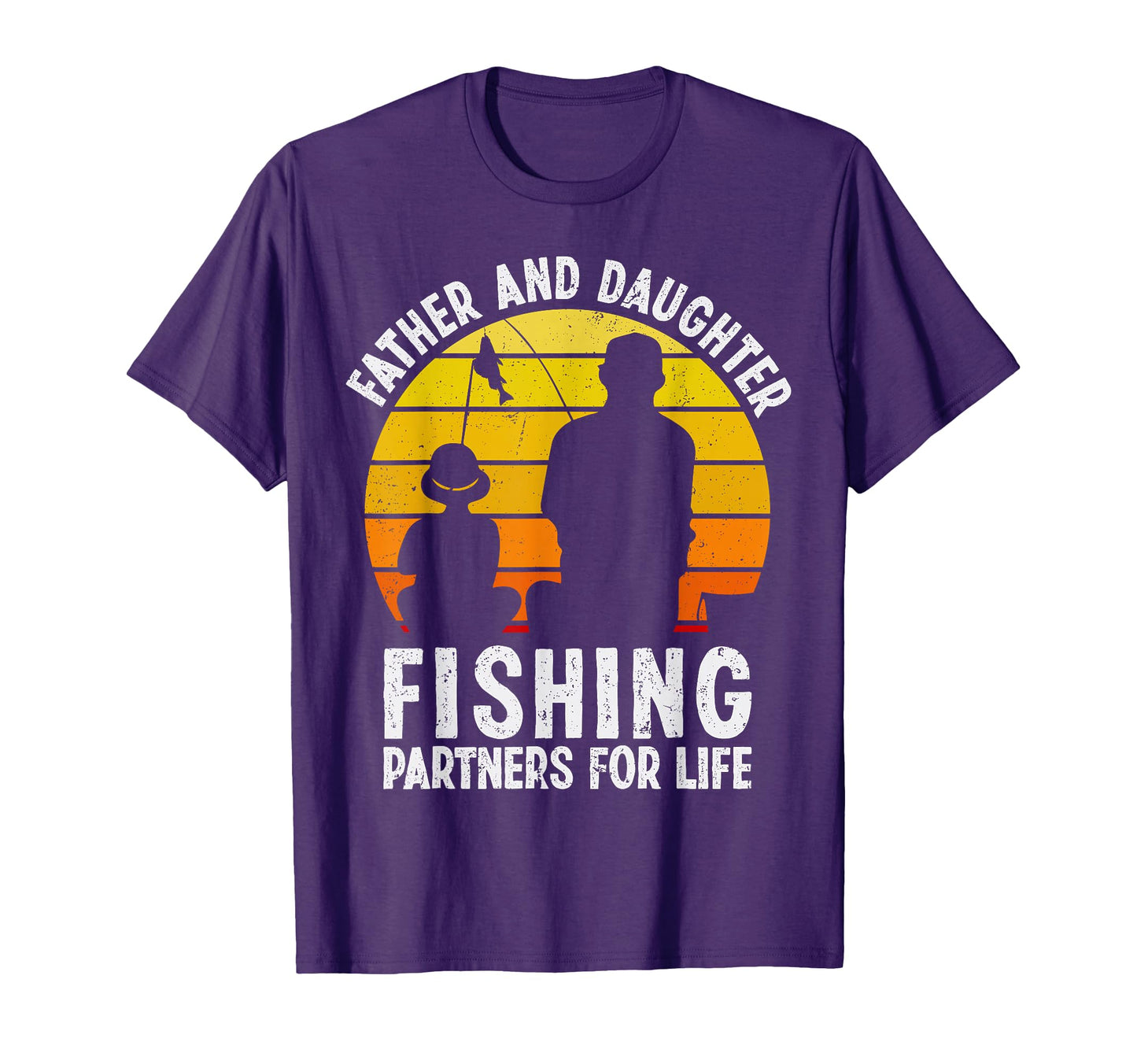 Father Daughter Fishing Partner T-Shirt - Aesthetic Graphic for Adults - T-Shirt, Sweatshirt, Hoodie