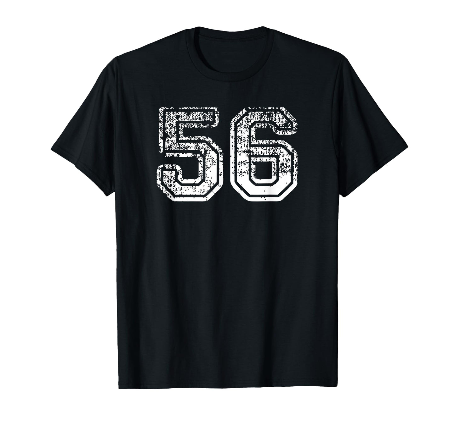 Number 56 Baseball Football Soccer T-Shirt - Unique Graphic for Adults - T-Shirt, Sweatshirt, Hoodie