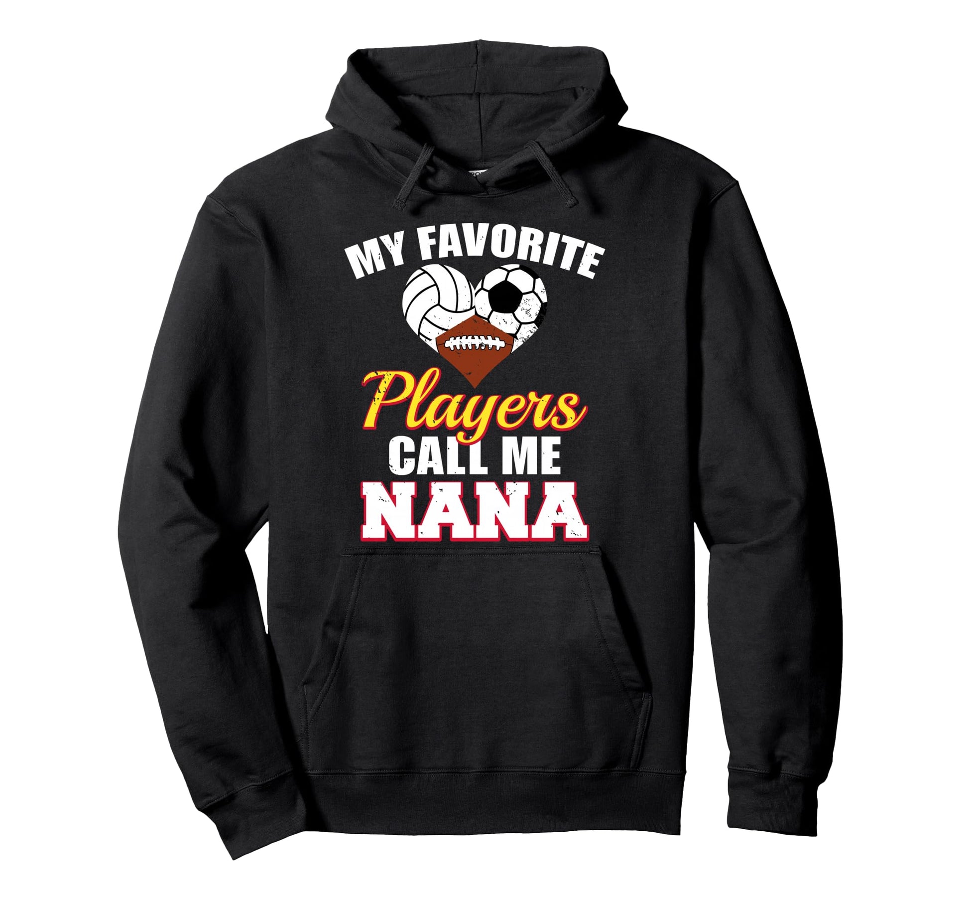 My Favorite Players Volleyball Soccer Hoodie - Streetwear Style for Adults - T-Shirt, Sweatshirt, Hoodie