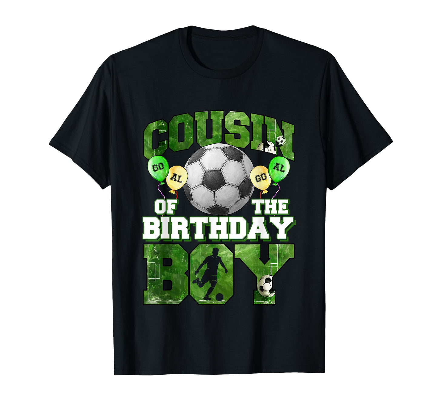 Soccer Cousin Birthday Party Soccer Family T-Shirt - Unique Graphic Unisex - T-Shirt, Sweatshirt, Hoodie