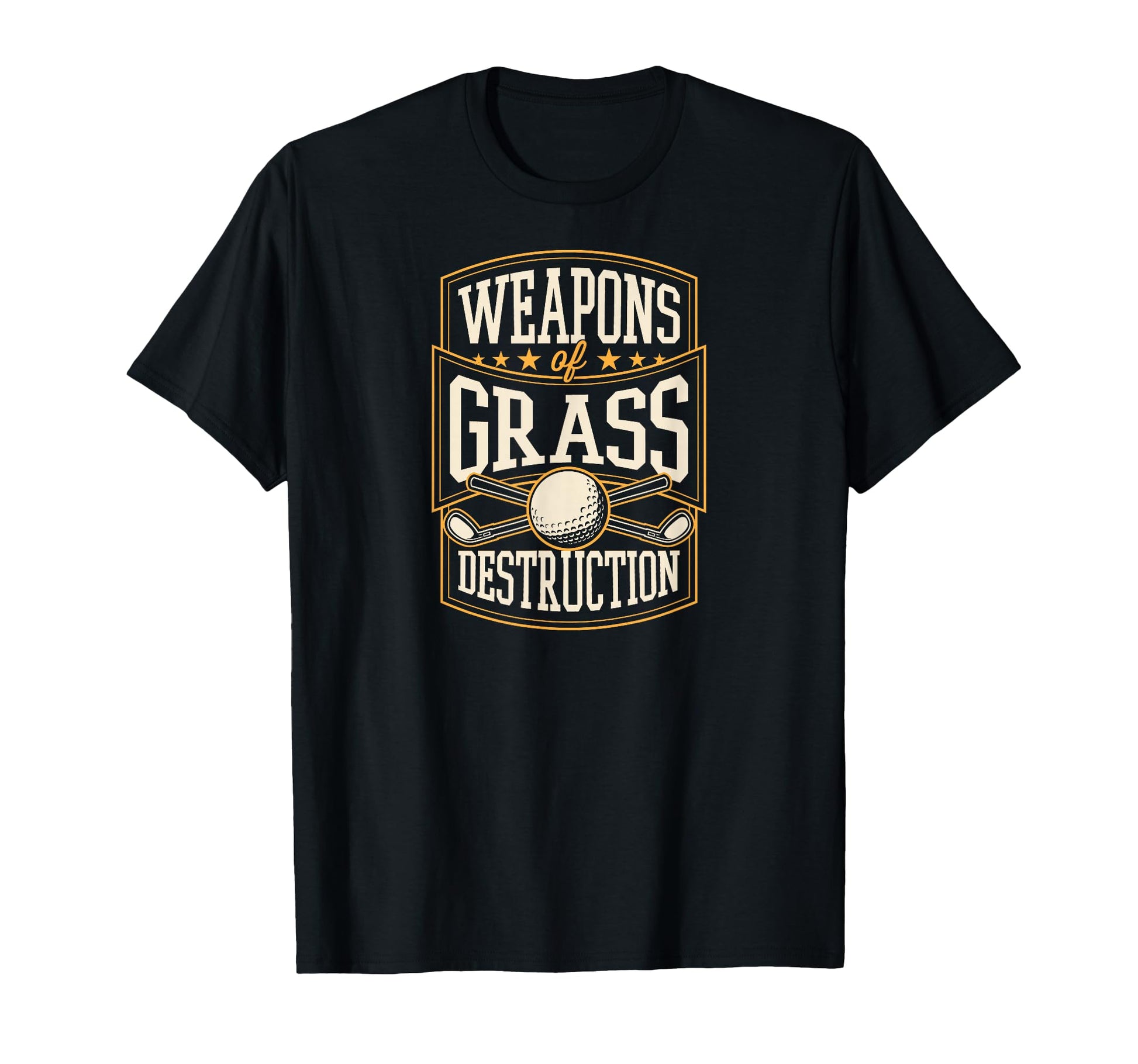 Weapons Grass Destruction Funny Golf T-Shirt - Aesthetic Graphic Unisex - T-Shirt, Sweatshirt, Hoodie