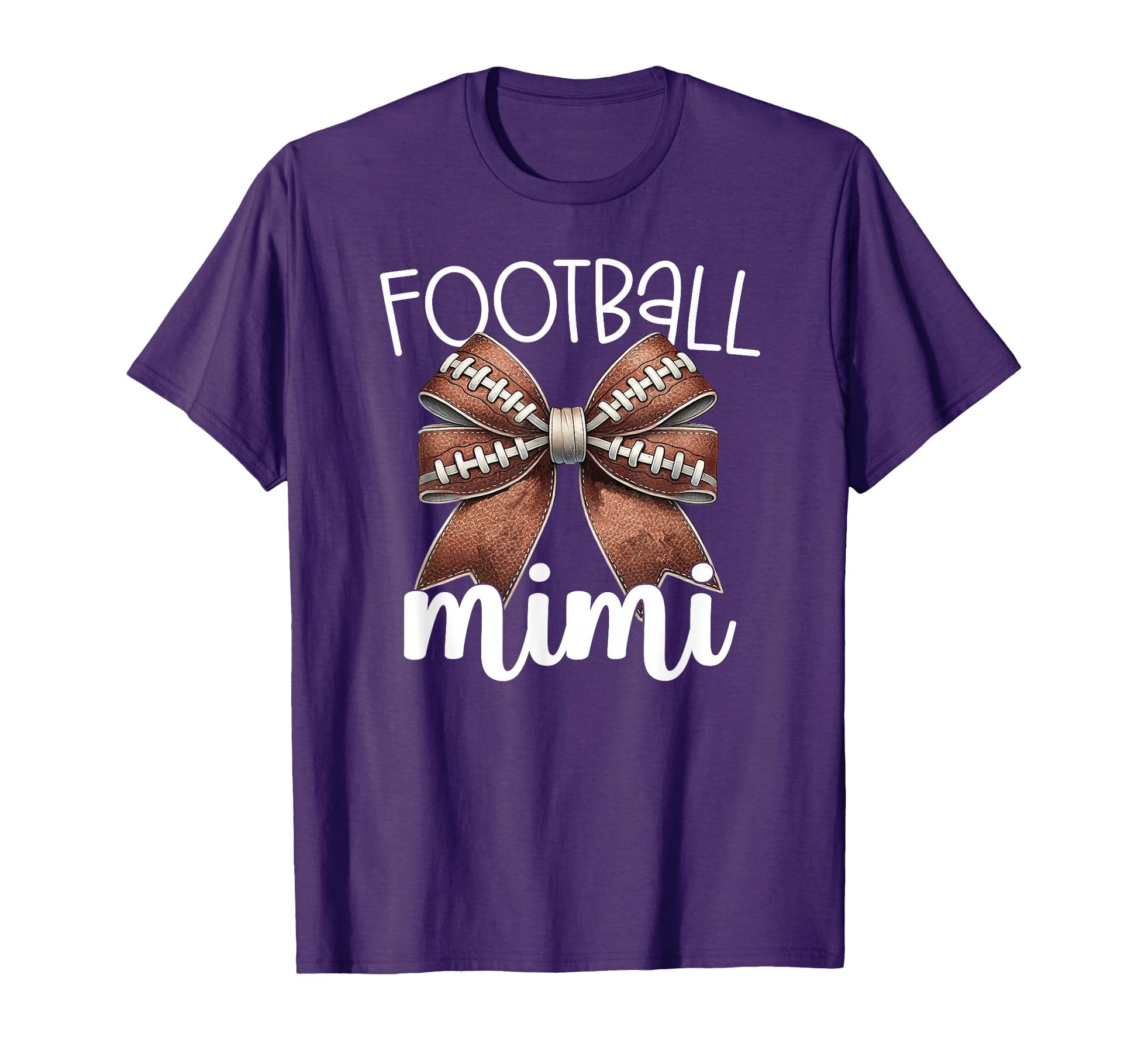 Football Mimi Football Coquette Bow T-Shirt - Casual Everyday Wear Unisex - T-Shirt, Sweatshirt, Hoodie