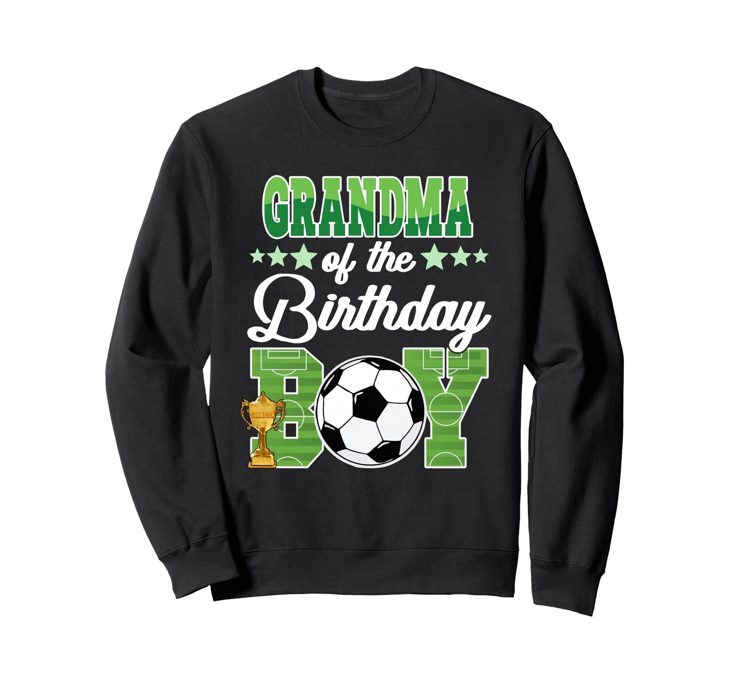 Soccer Grandma Birthday Party Sweatshirt - Custom Art Print Men Women - T-Shirt, Sweatshirt, Hoodie