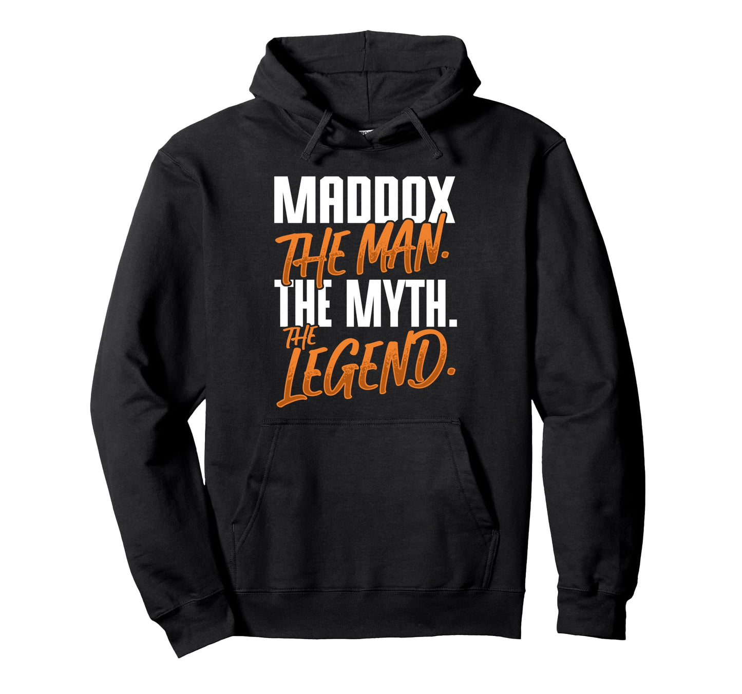 Maddox Personalized Name Myth Legend Hoodie - Trendy Graphic for Adults - T-Shirt, Sweatshirt, Hoodie