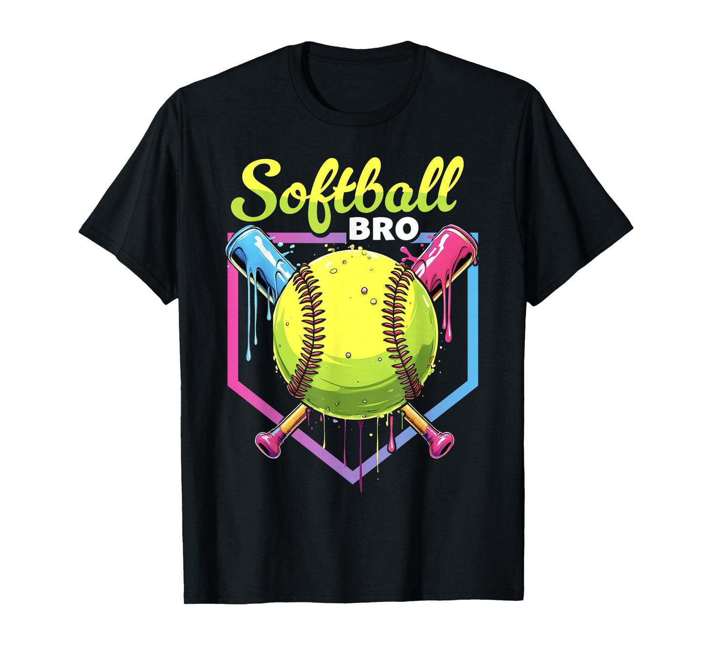 Softball Drip Brother Ice Cream T-Shirt - Streetwear Style for Adults - T-Shirt, Sweatshirt, Hoodie