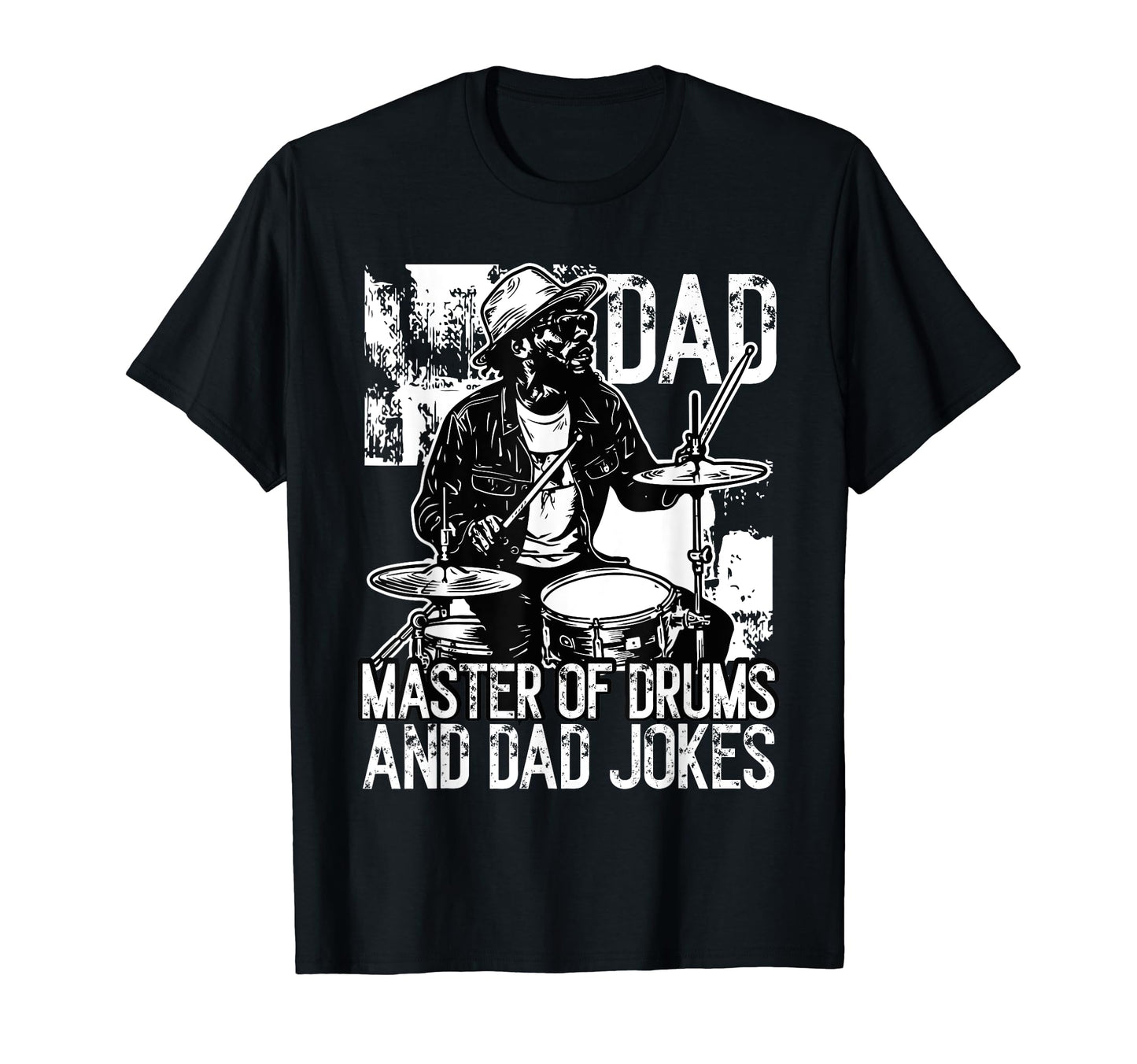 Drummer Dad Musician Fathers Day Daddy T-Shirt - Trendy Graphic for Adults - T-Shirt, Sweatshirt, Hoodie
