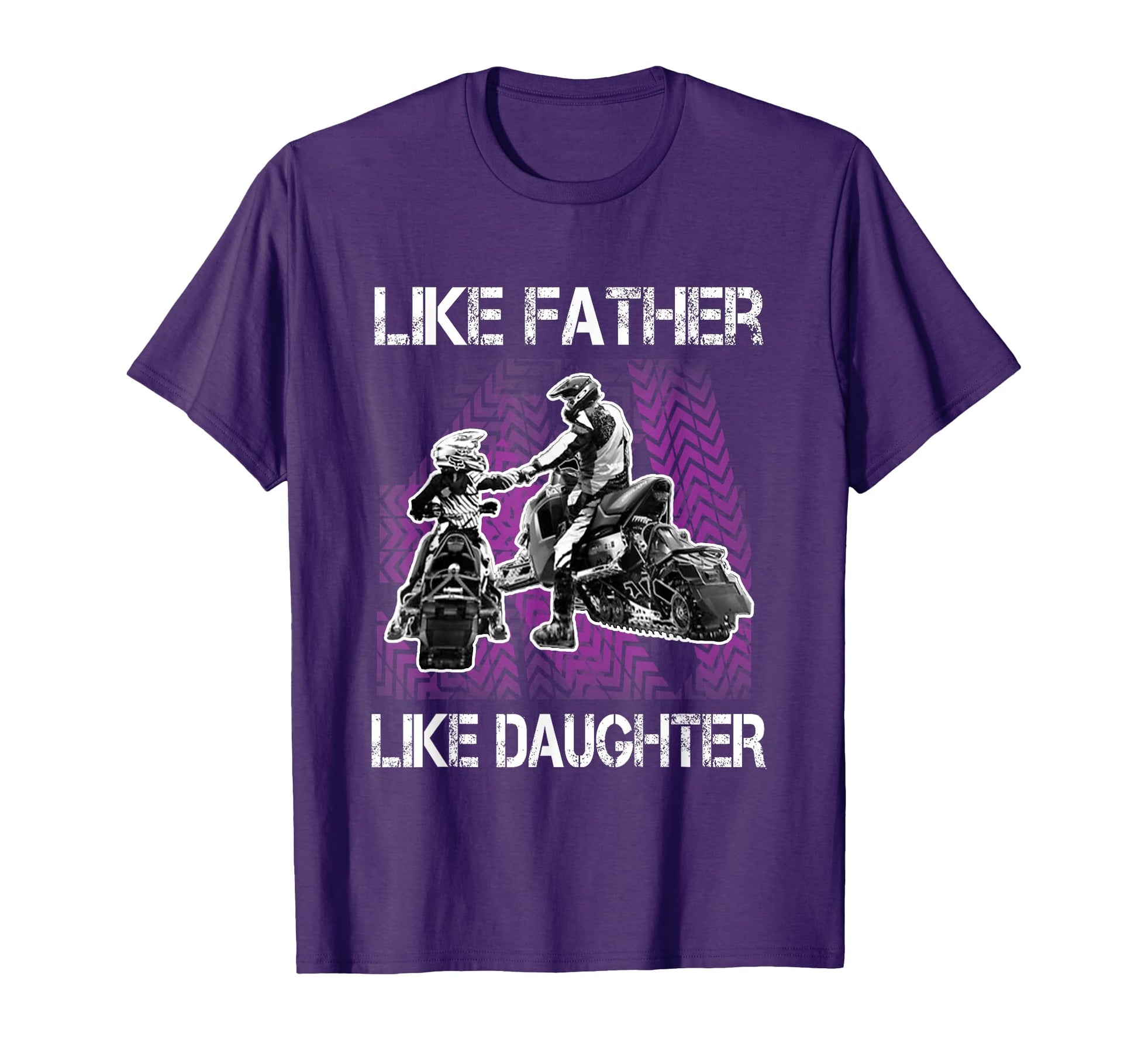 Snowmobile Father And Daughter T-Shirt - Aesthetic Graphic for Adults - T-Shirt, Sweatshirt, Hoodie