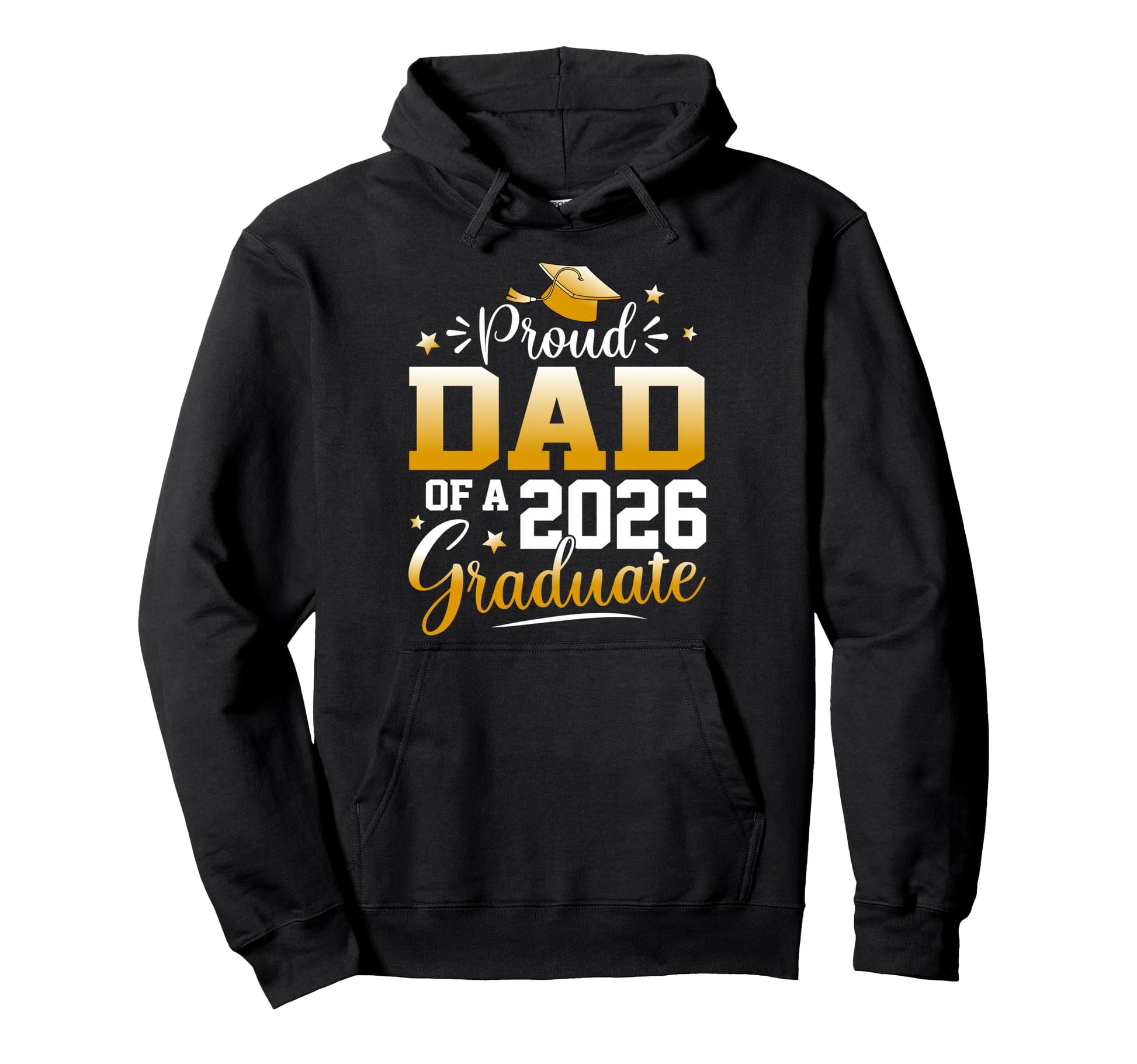Proud Dad 2026 Graduate Senior Hoodie - Streetwear Style for Adults - T-Shirt, Sweatshirt, Hoodie