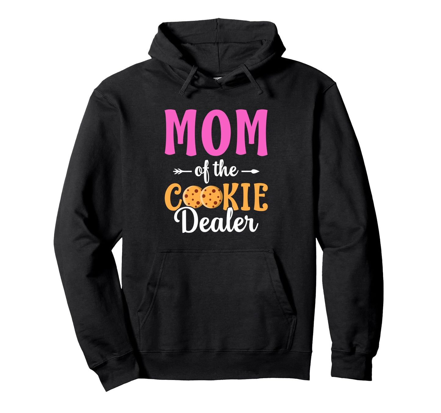 Womens Mom Cookie Dealer Scout Leader Hoodie - Graphic Print for Adults - T-Shirt, Sweatshirt, Hoodie