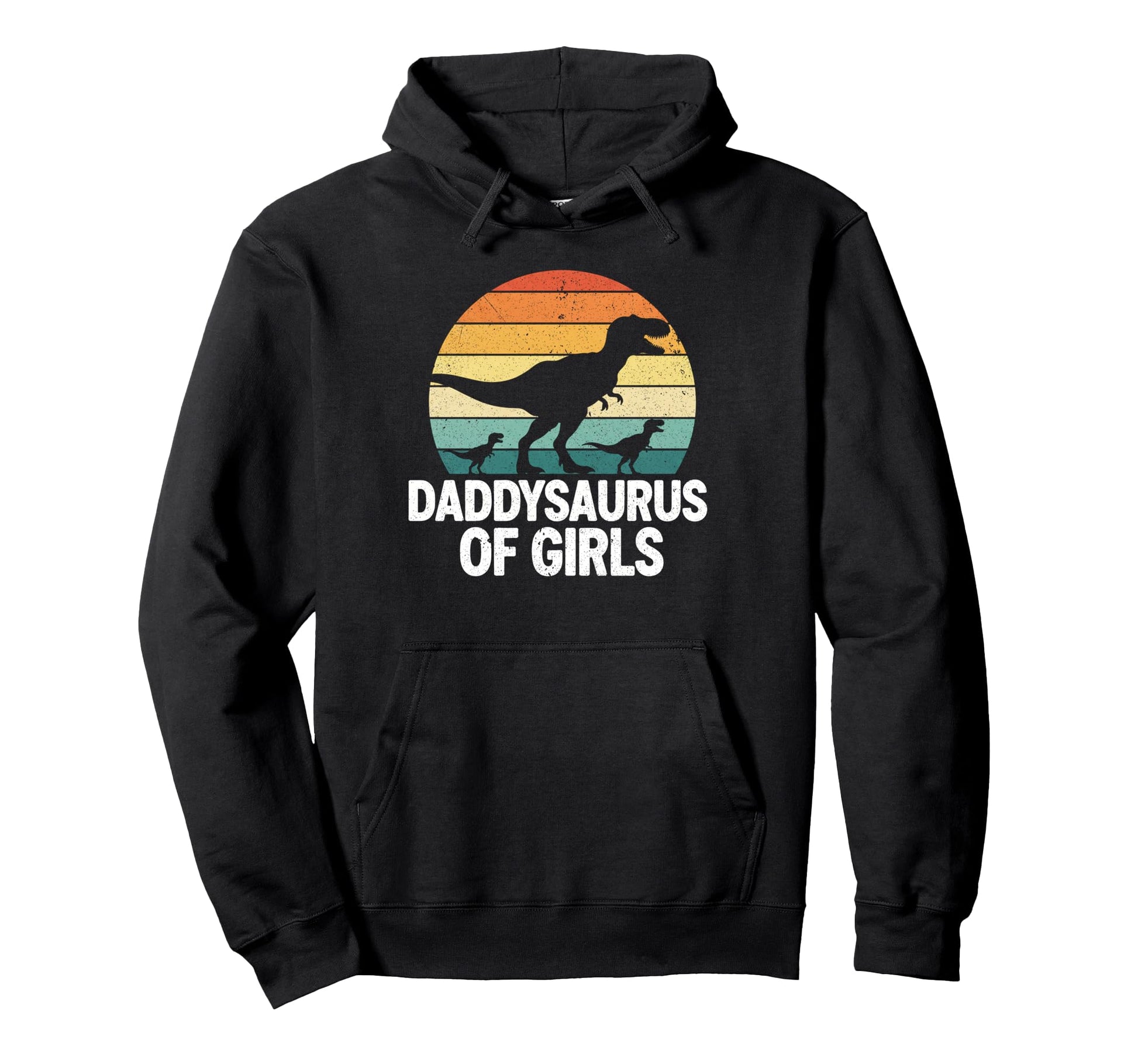 Daddysaurus T Rex Dinosaur Daddy Saurus Hoodie - Trendy Graphic for Adults - T-Shirt, Sweatshirt, Hoodie